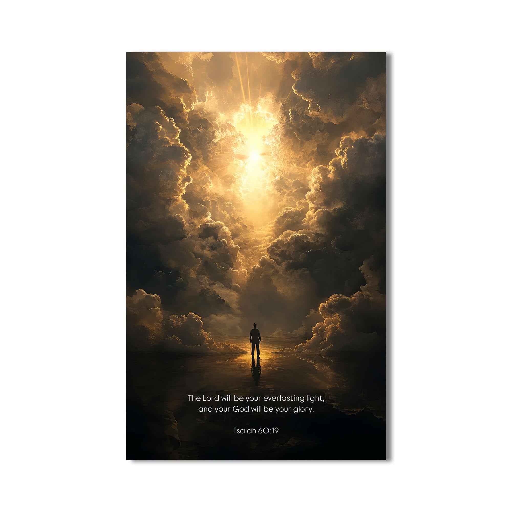 Everlasting Light– Christian Tempered Glass Wall Art