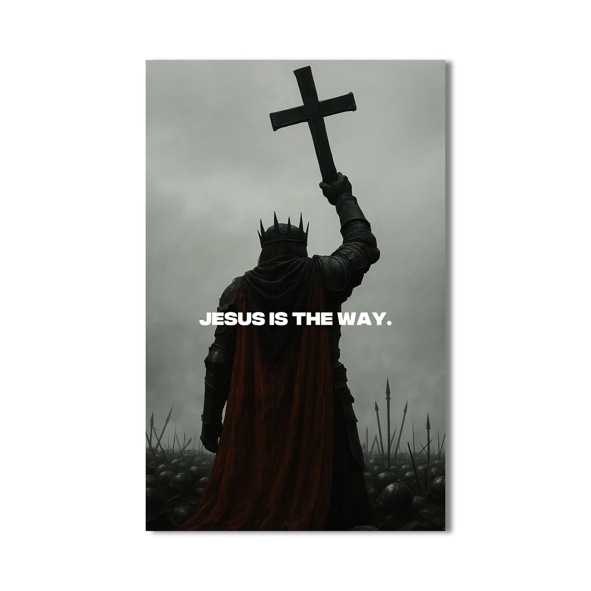 Artronauts Glass Print Jesus Is the Way– Christian Tempered Glass Wall Art