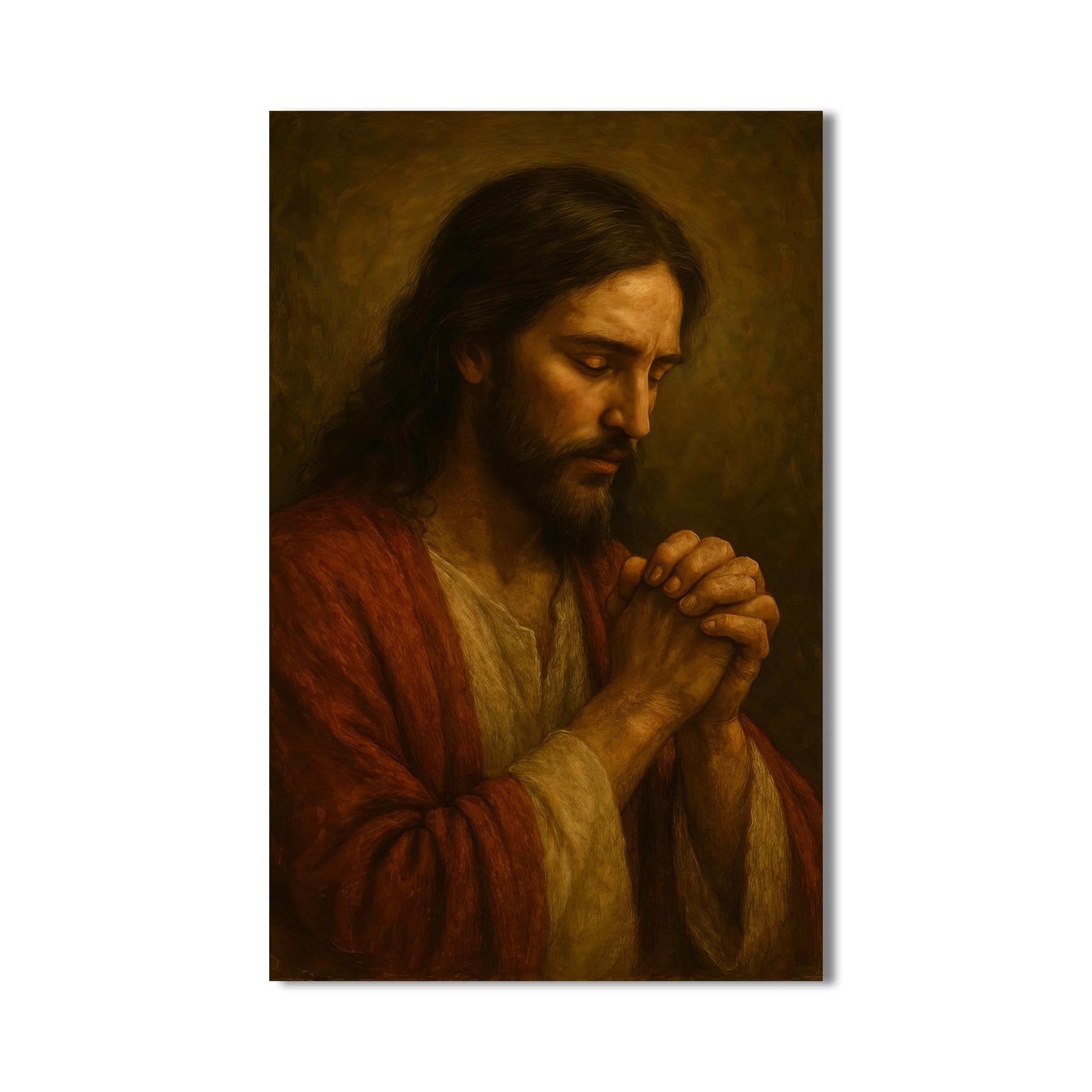 Artronauts Glass Print Sacred Devotion– Christian Tempered Glass Wall Art