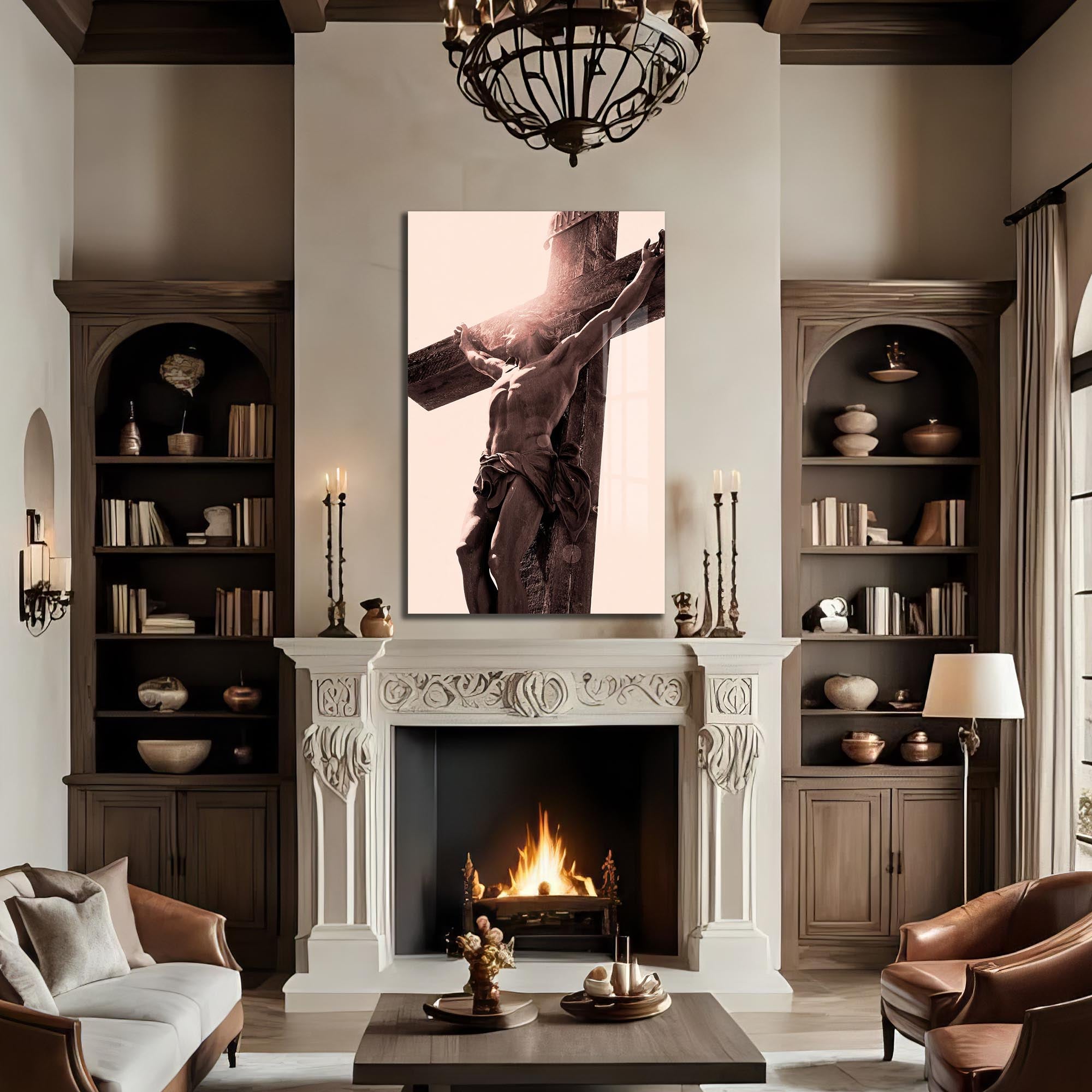 Artronauts Glass Print The Crucifixion– Christian Tempered Glass Wall Art