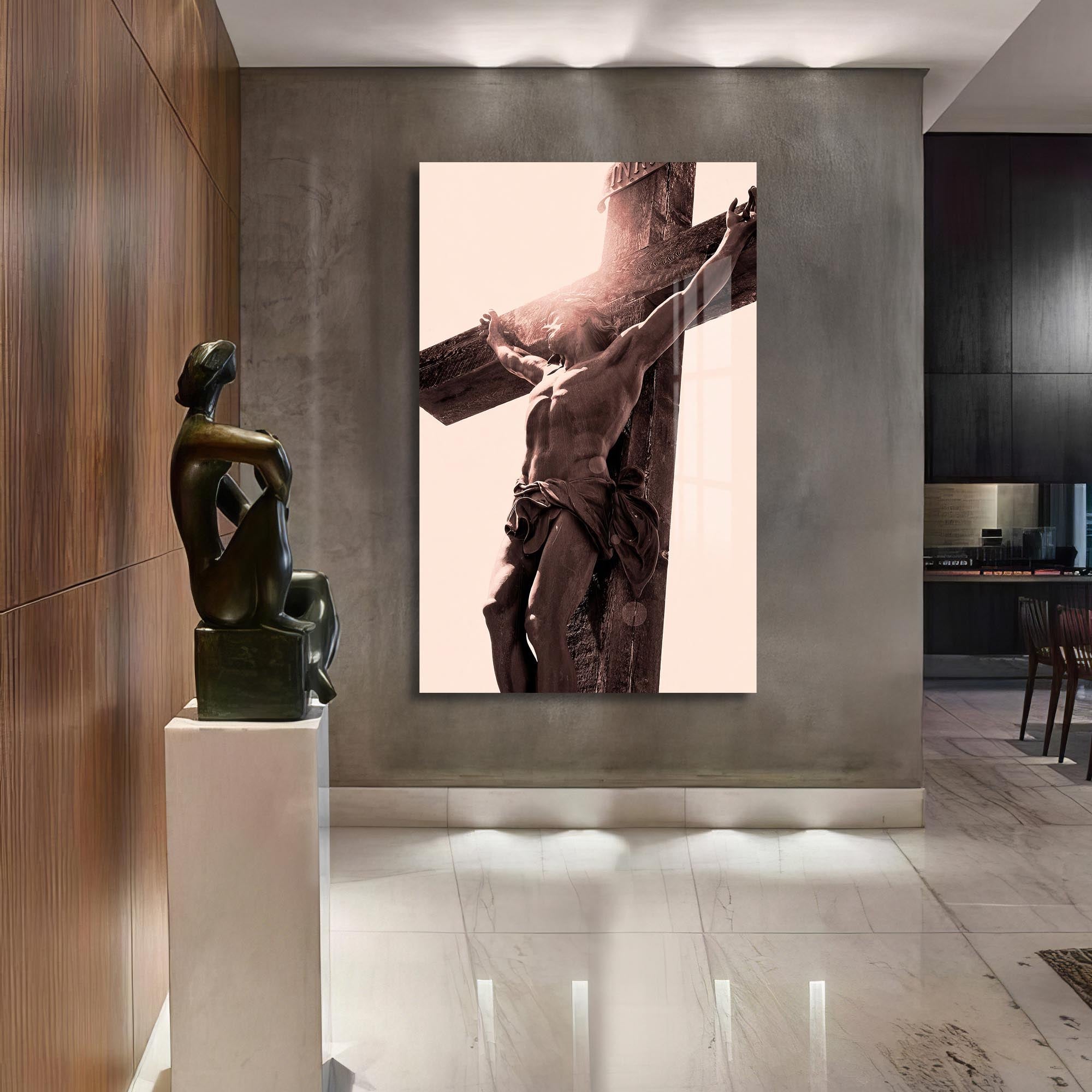 Artronauts Glass Print The Crucifixion– Christian Tempered Glass Wall Art