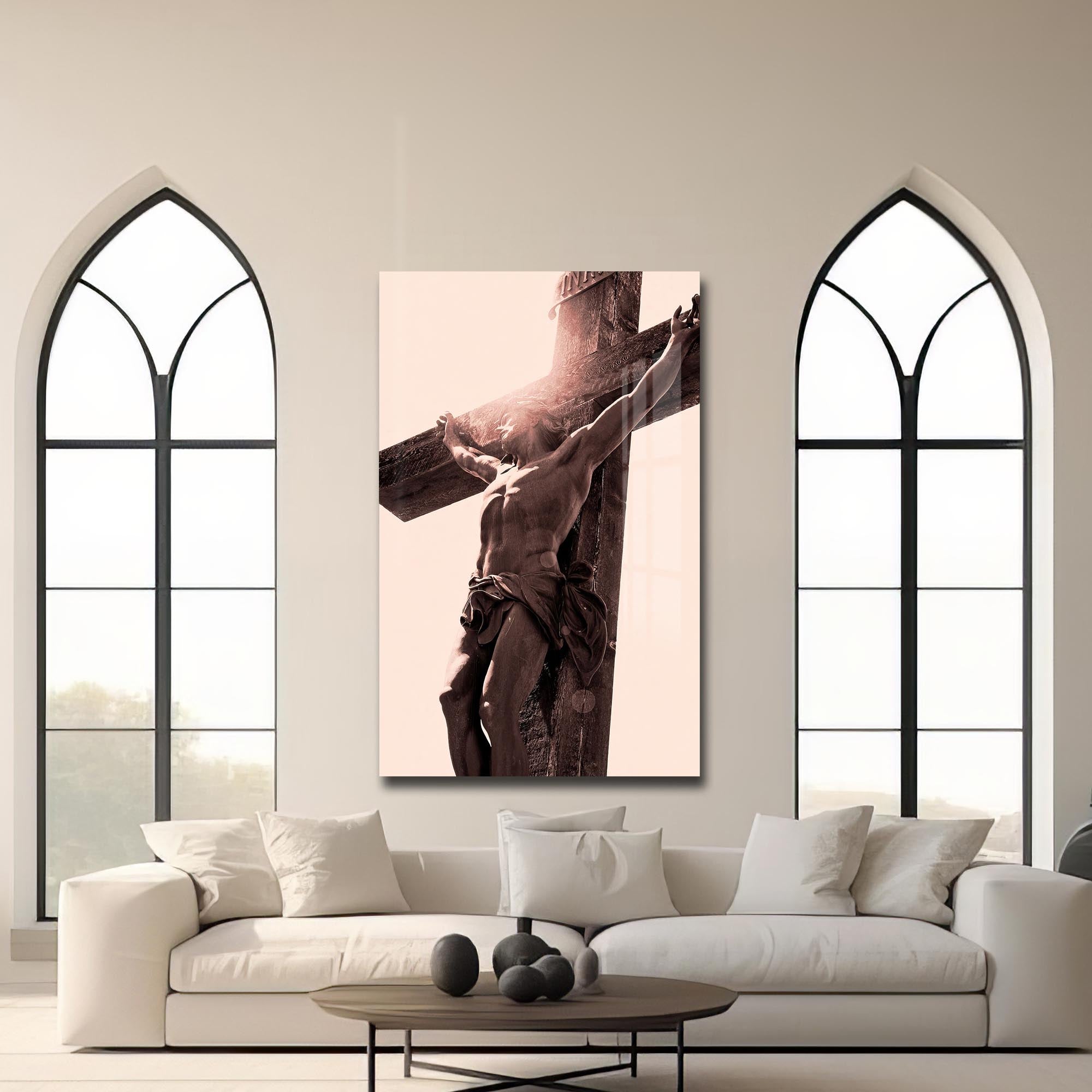 Artronauts Glass Print The Crucifixion– Christian Tempered Glass Wall Art