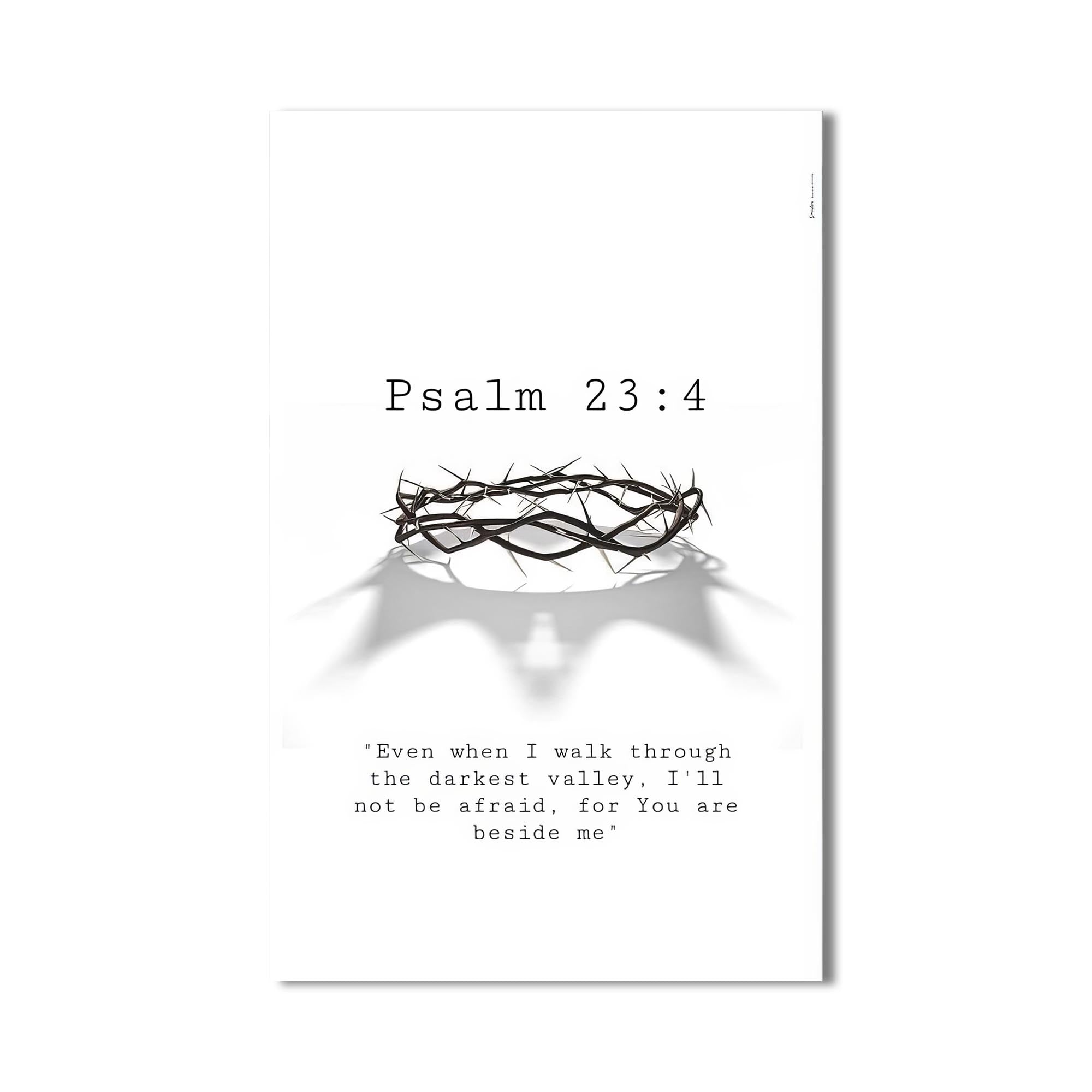 Artronauts Glass Print Psalm 23– Christian Tempered Glass Wall Art