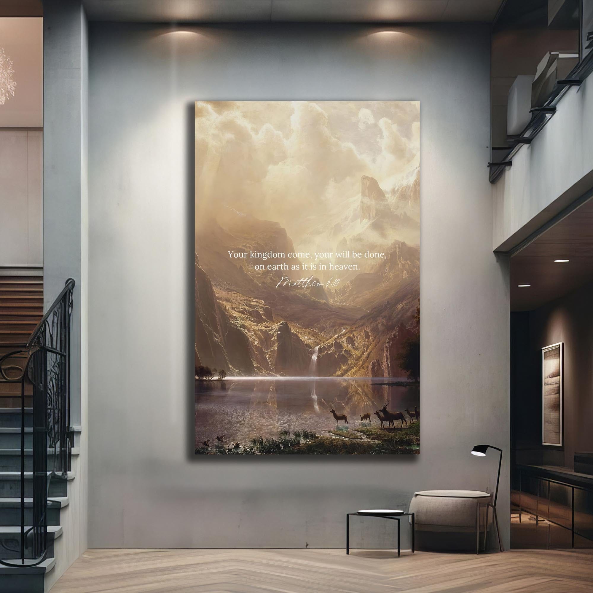 Artronauts Glass Print Your Kingdom Come– Christian Tempered Glass Wall Art