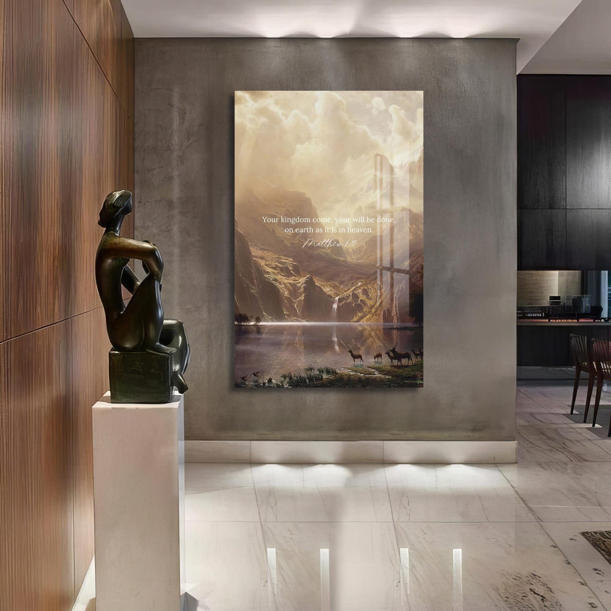 Artronauts Glass Print Your Kingdom Come– Christian Tempered Glass Wall Art