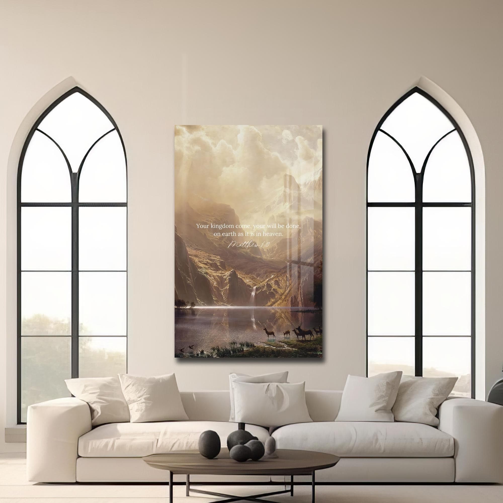 Artronauts Glass Print Your Kingdom Come– Christian Tempered Glass Wall Art