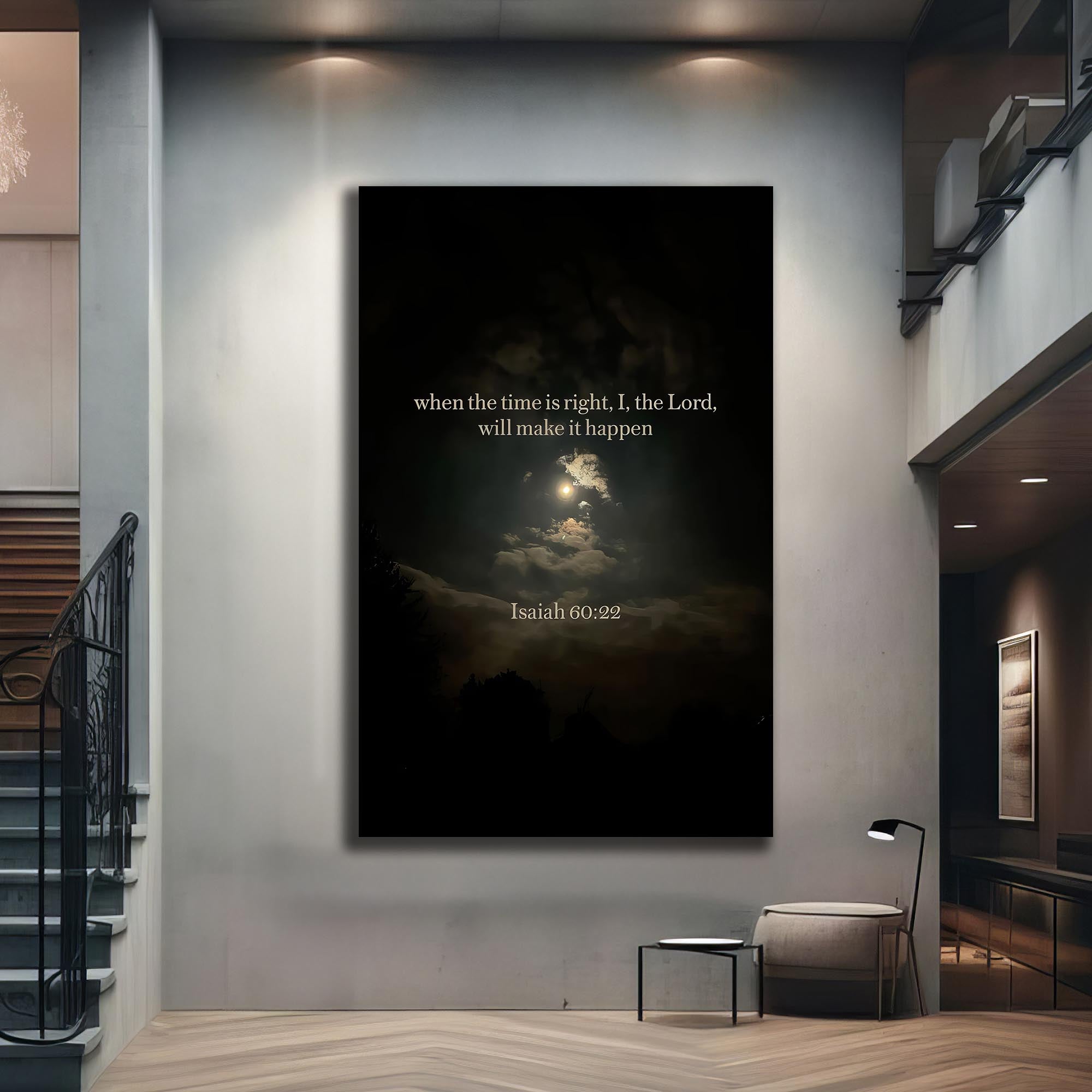 Artronauts Glass Print When the Time Is Right– Christian Tempered Glass Wall Art