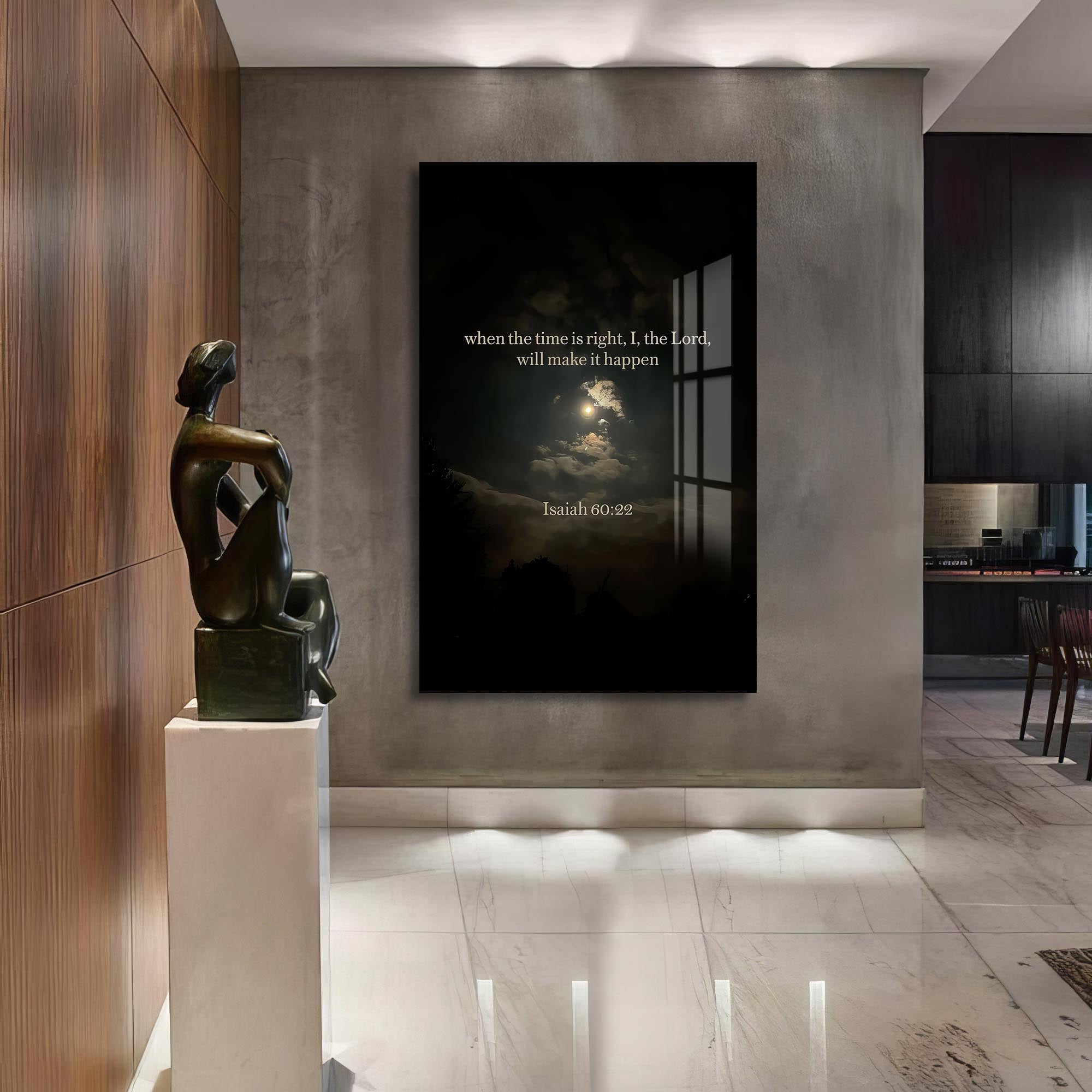 Artronauts Glass Print When the Time Is Right– Christian Tempered Glass Wall Art