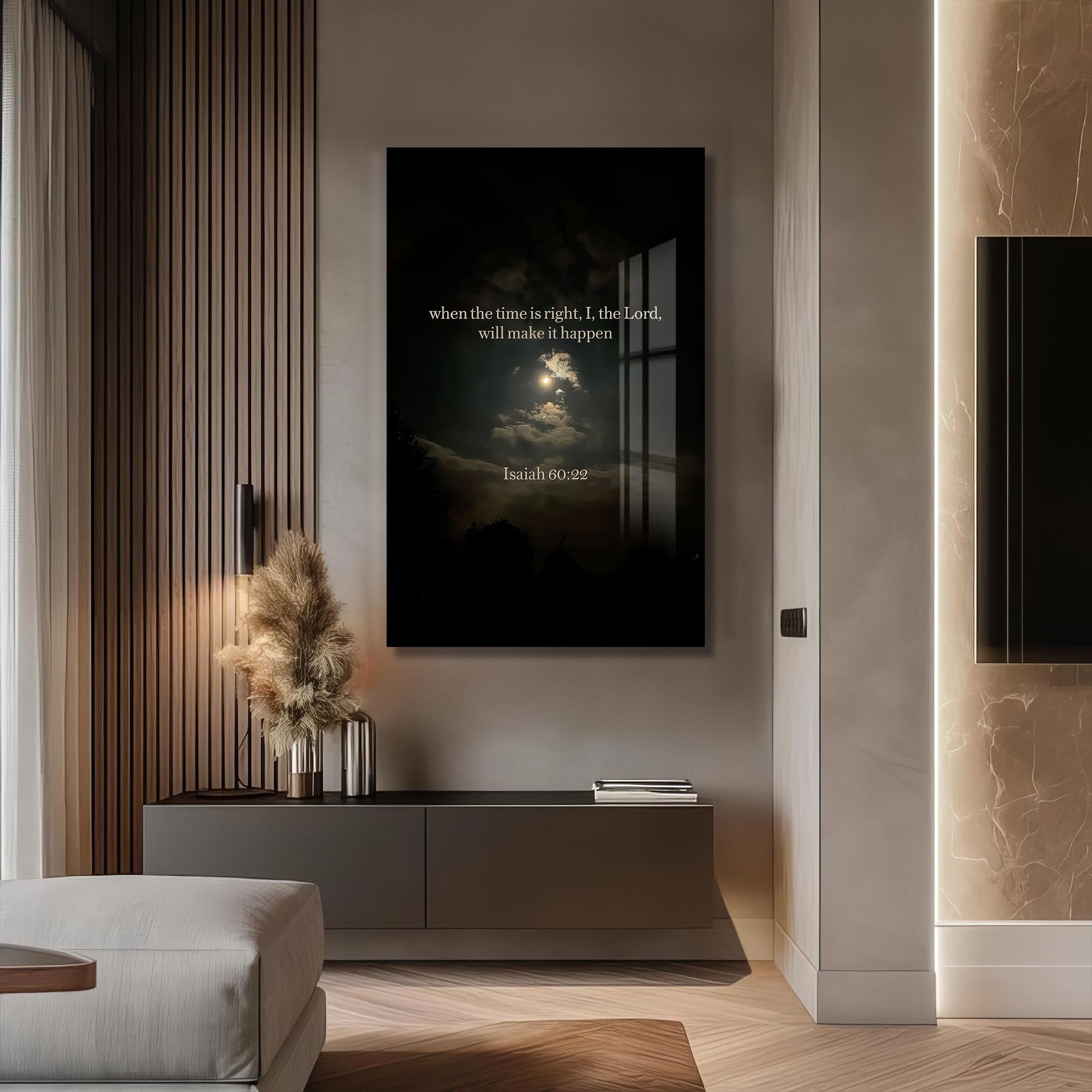 Artronauts Glass Print When the Time Is Right– Christian Tempered Glass Wall Art