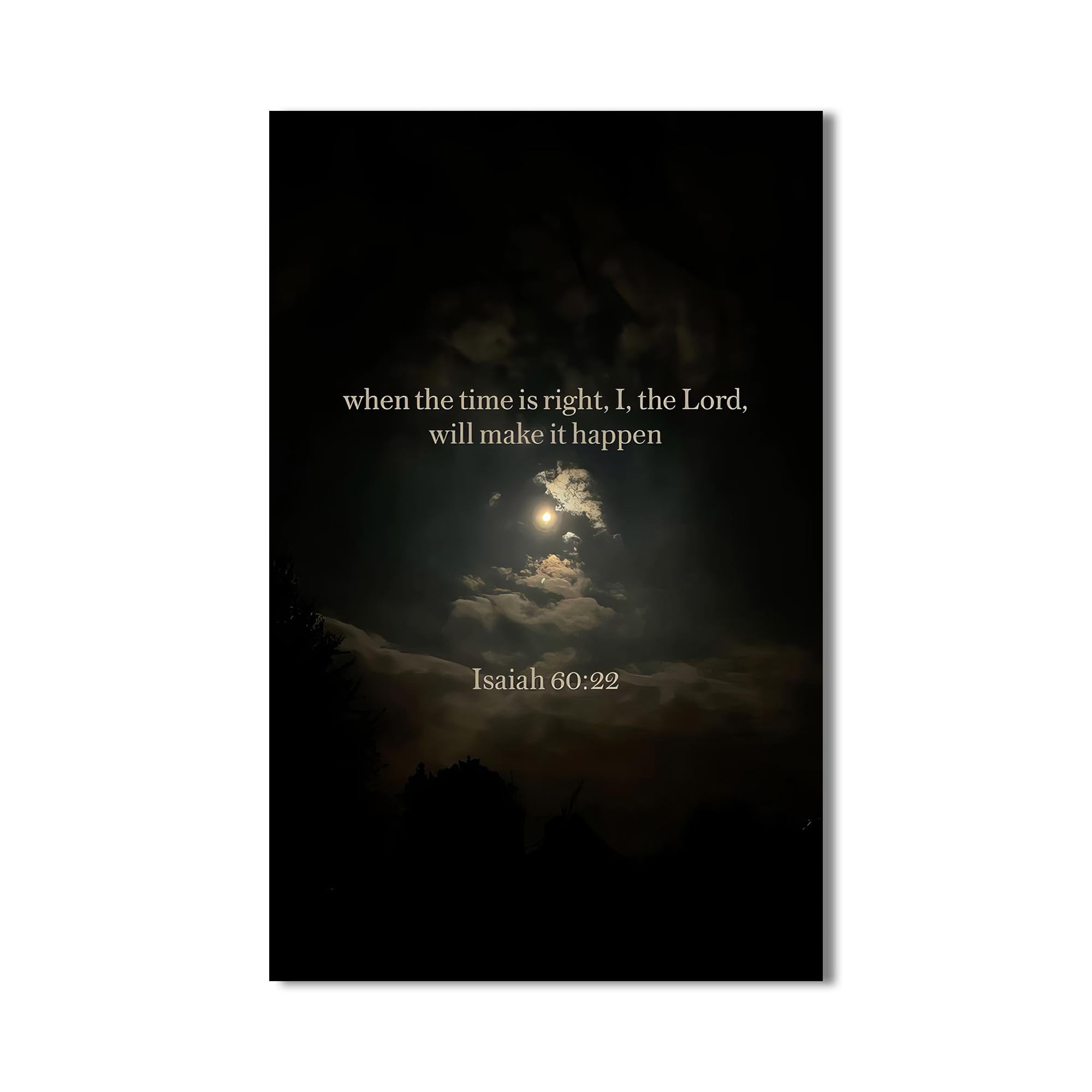 Artronauts Glass Print When the Time Is Right– Christian Tempered Glass Wall Art