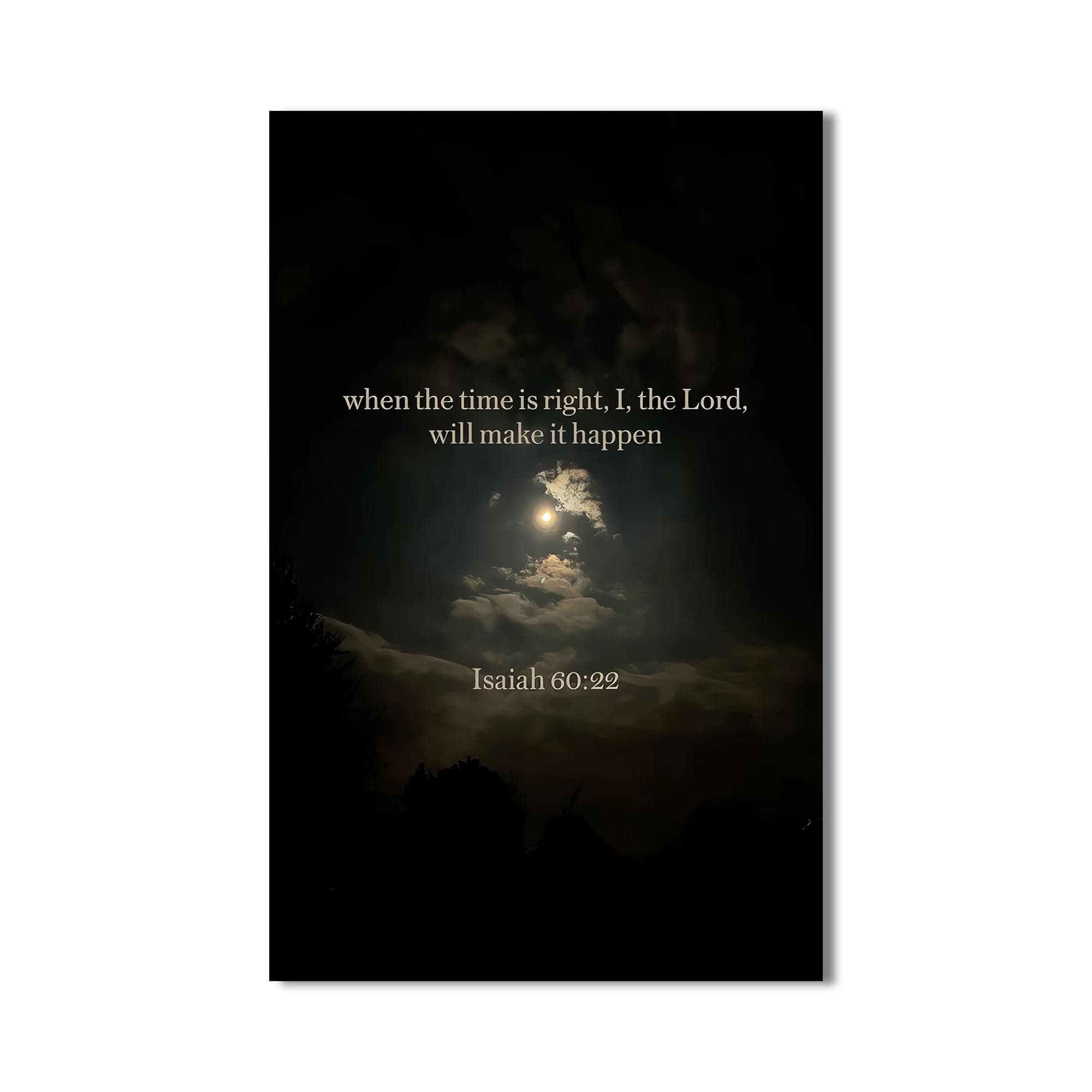 Artronauts Glass Print When the Time Is Right– Christian Tempered Glass Wall Art
