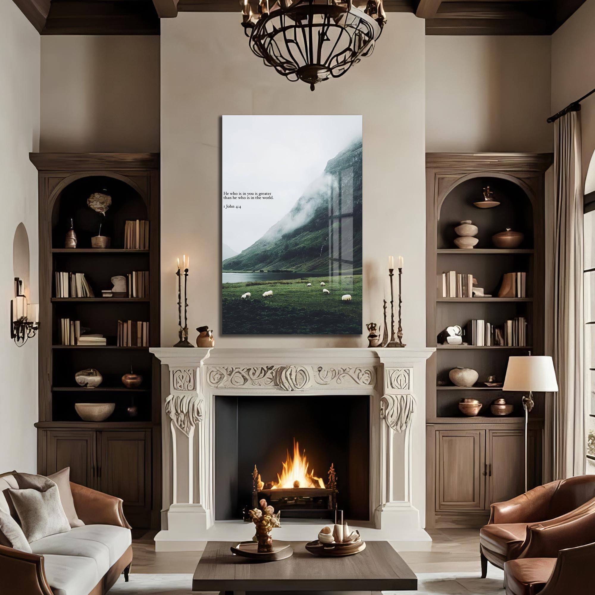 Artronauts Glass Print He Who Is in You– Christian Tempered Glass Wall Art