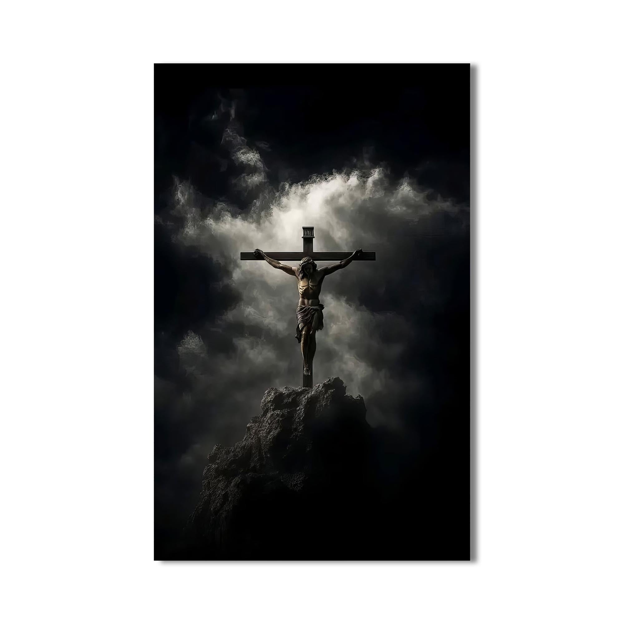 Artronauts Glass Print The Cross– Christian Tempered Glass Wall Art