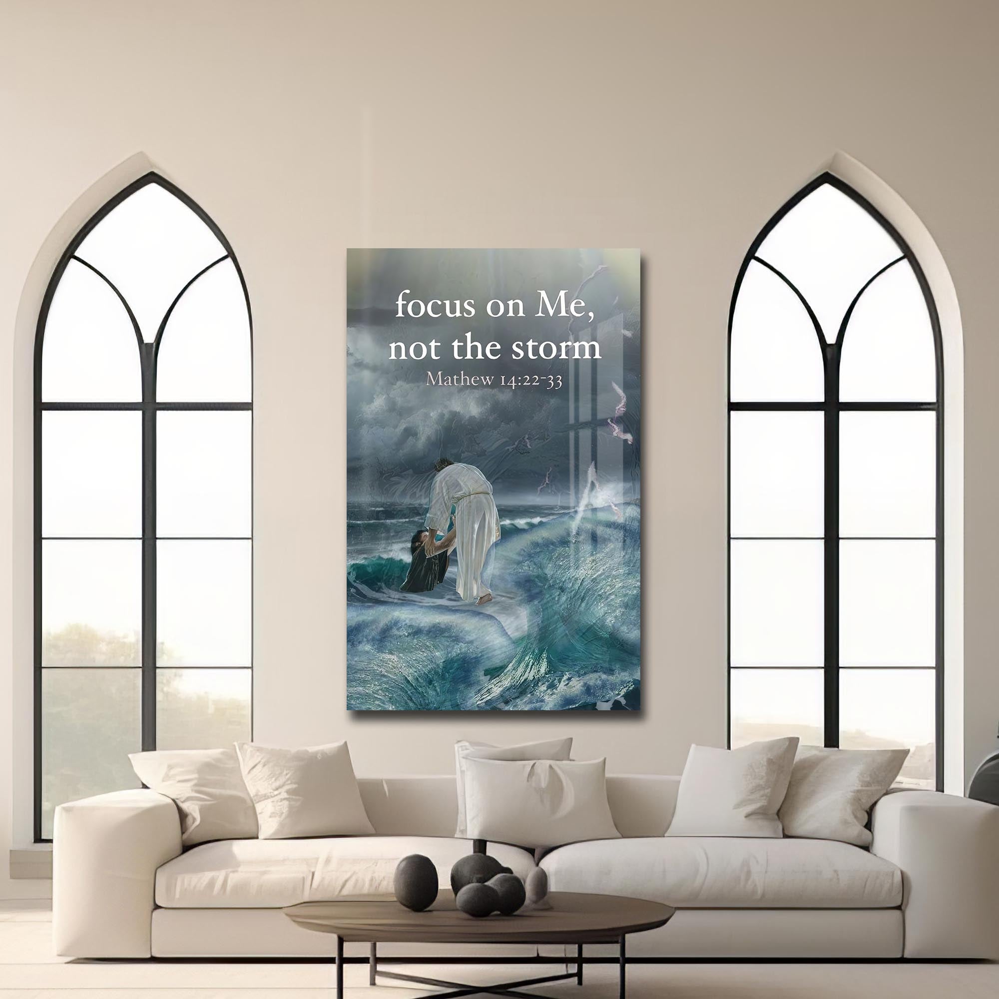 Artronauts Glass Print Still the Storm– Christian Tempered Glass Wall Art