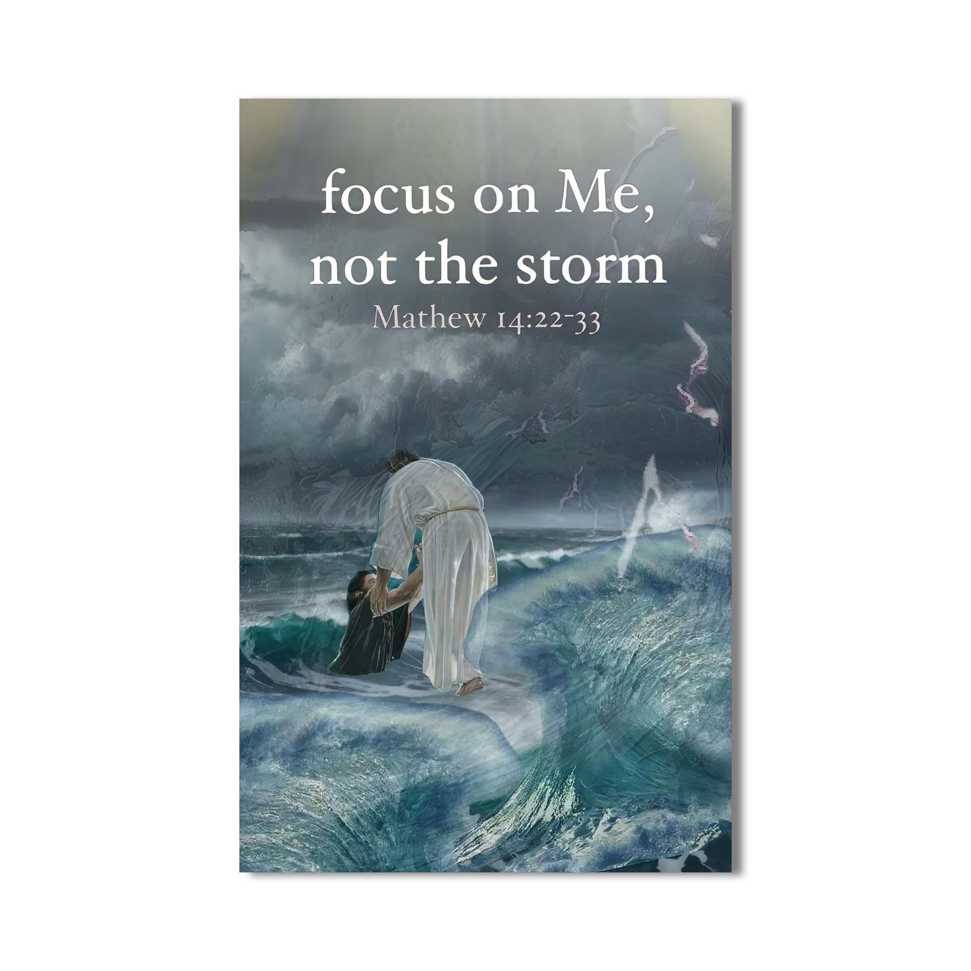 Artronauts Glass Print Still the Storm– Christian Tempered Glass Wall Art