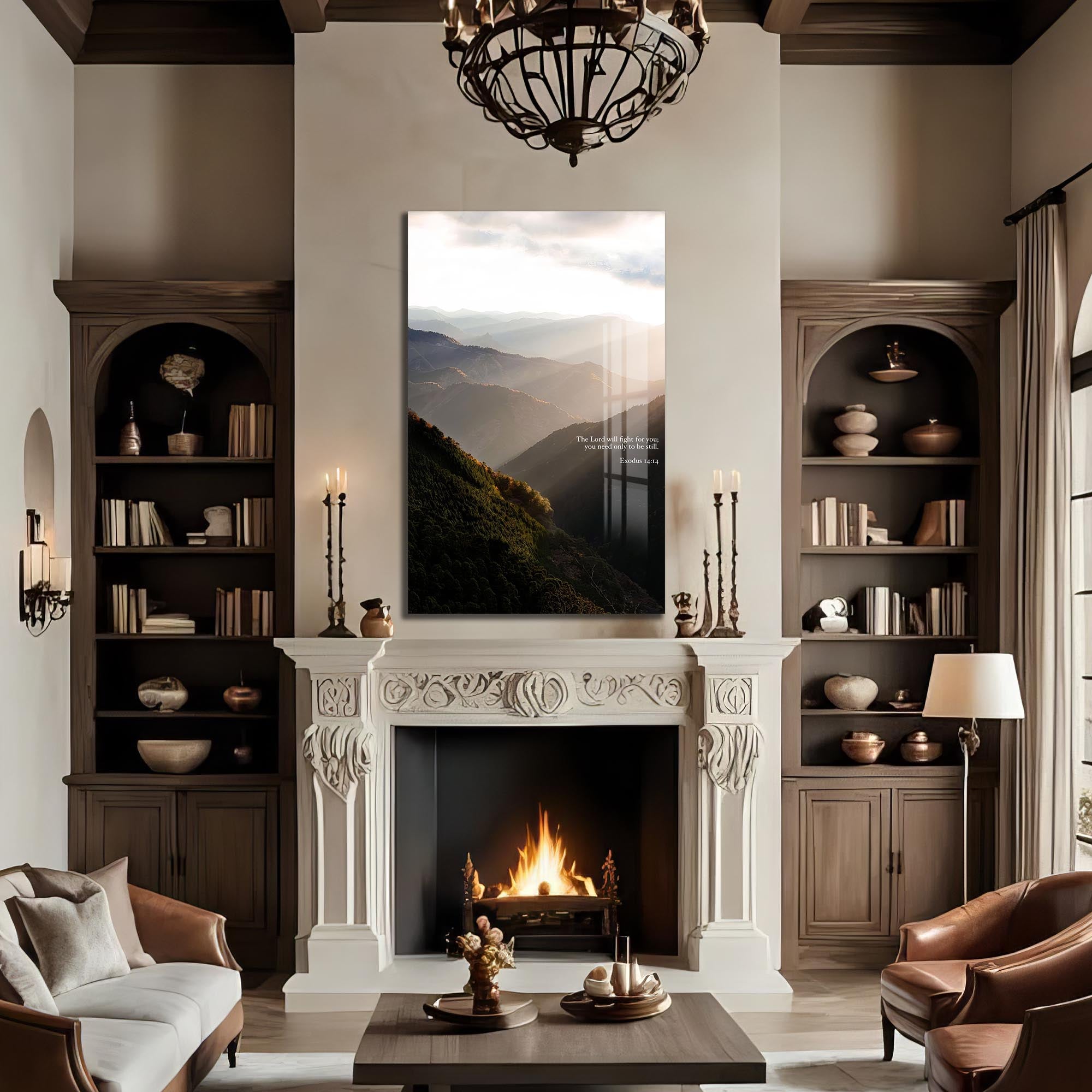 Artronauts Glass Print In His Creation– Christian Tempered Glass Wall Art