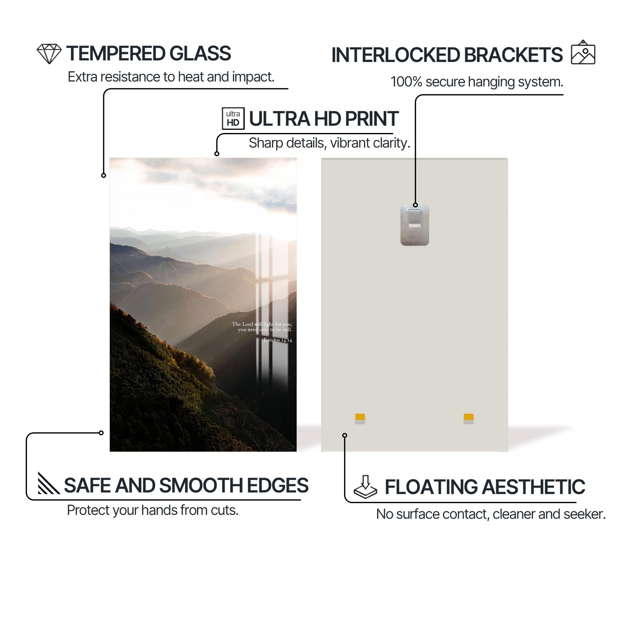 Artronauts Glass Print In His Creation– Christian Tempered Glass Wall Art