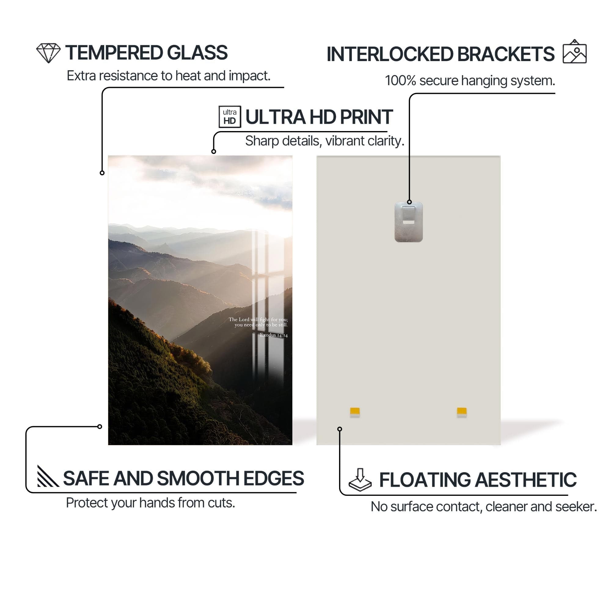 Artronauts Glass Print In His Creation– Christian Tempered Glass Wall Art