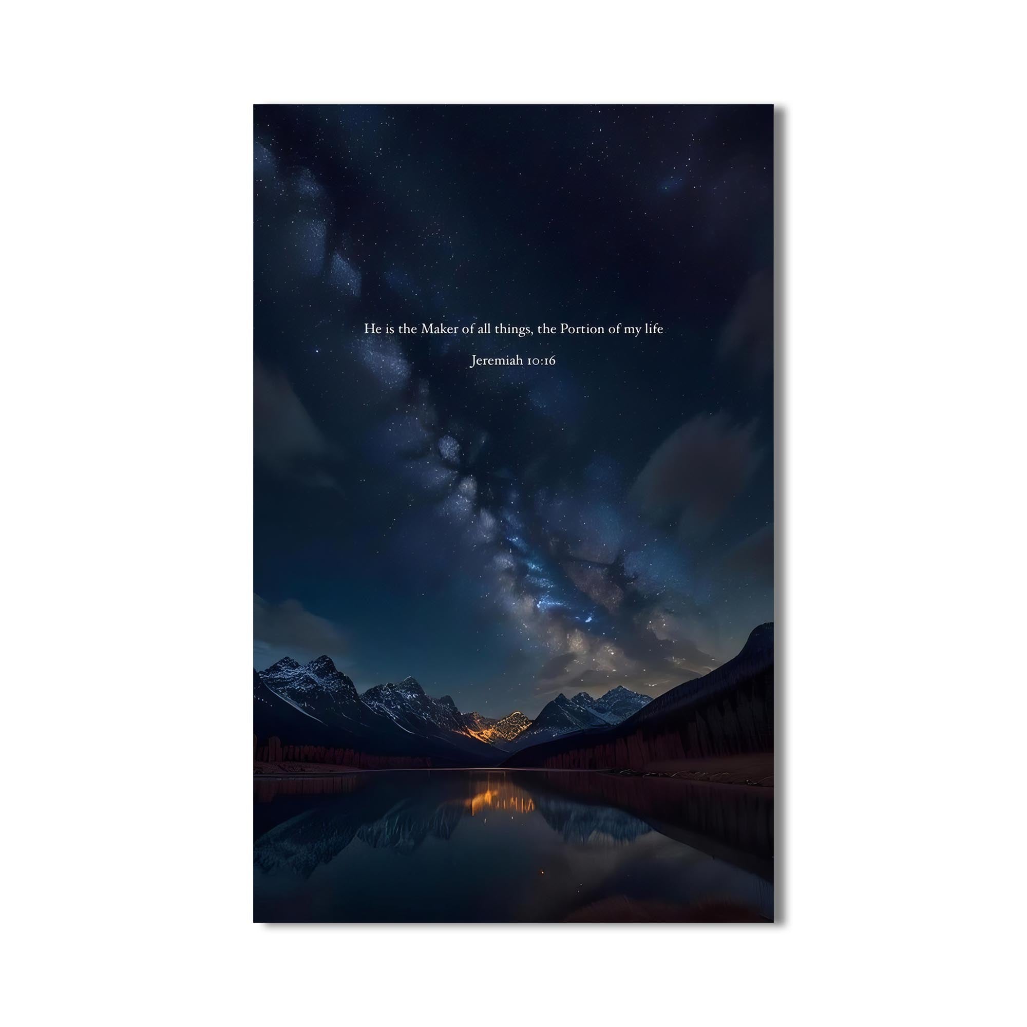 Artronauts Glass Print He Shall Reign– Christian Tempered Glass Wall Art