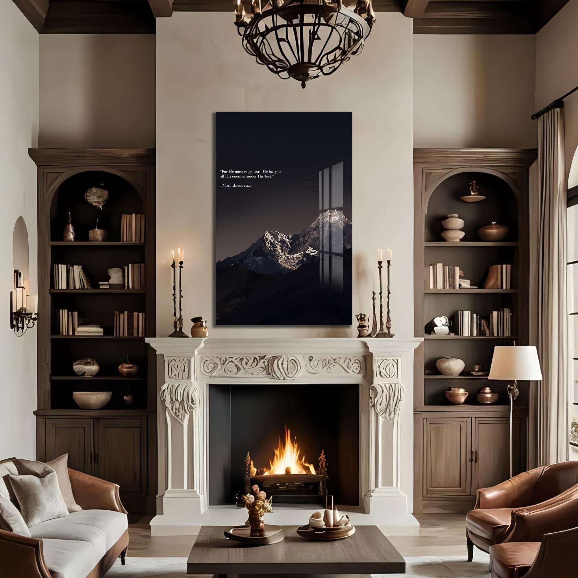 Artronauts Glass Print Strength in Stillness– Christian Tempered Glass Wall Art