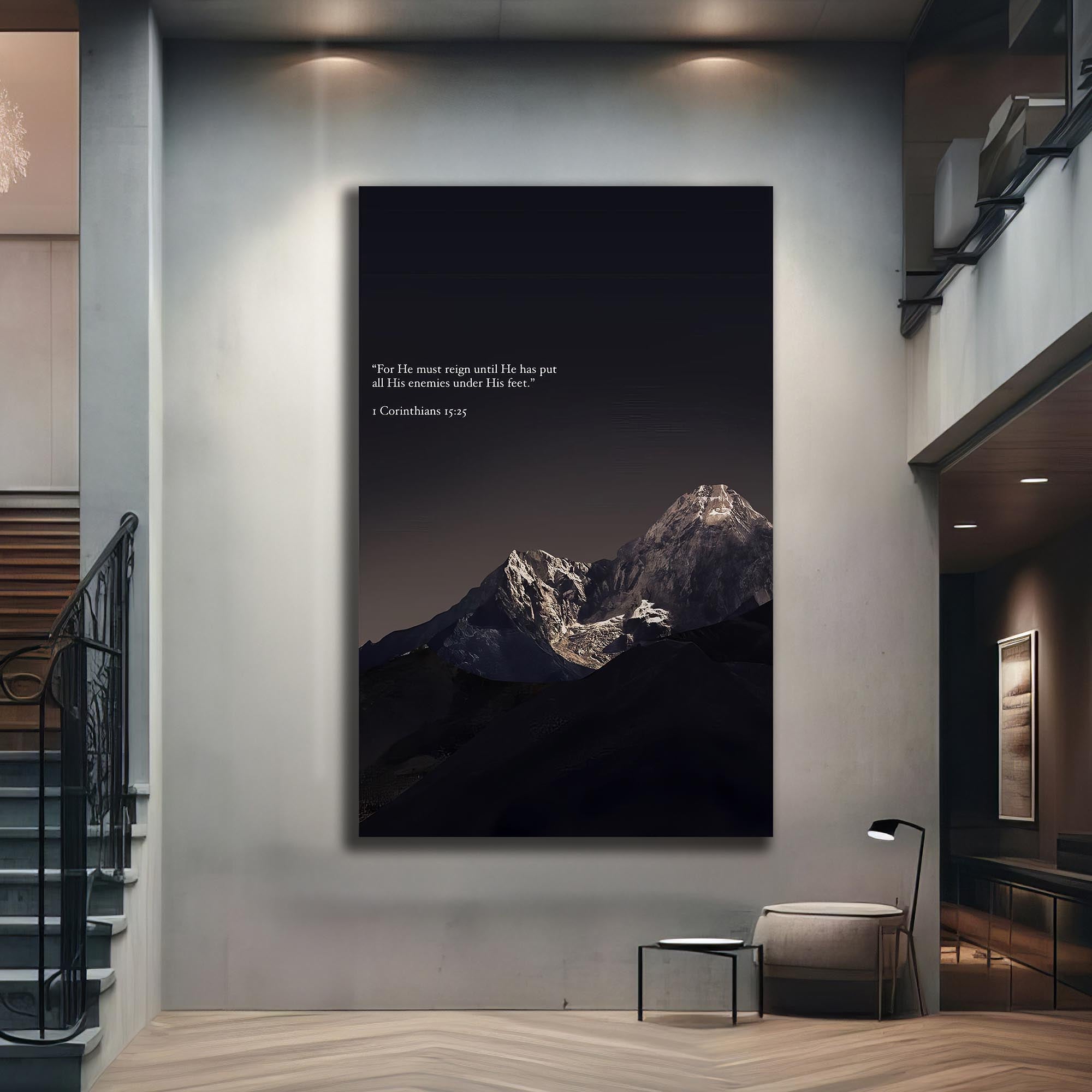 Artronauts Glass Print Strength in Stillness– Christian Tempered Glass Wall Art