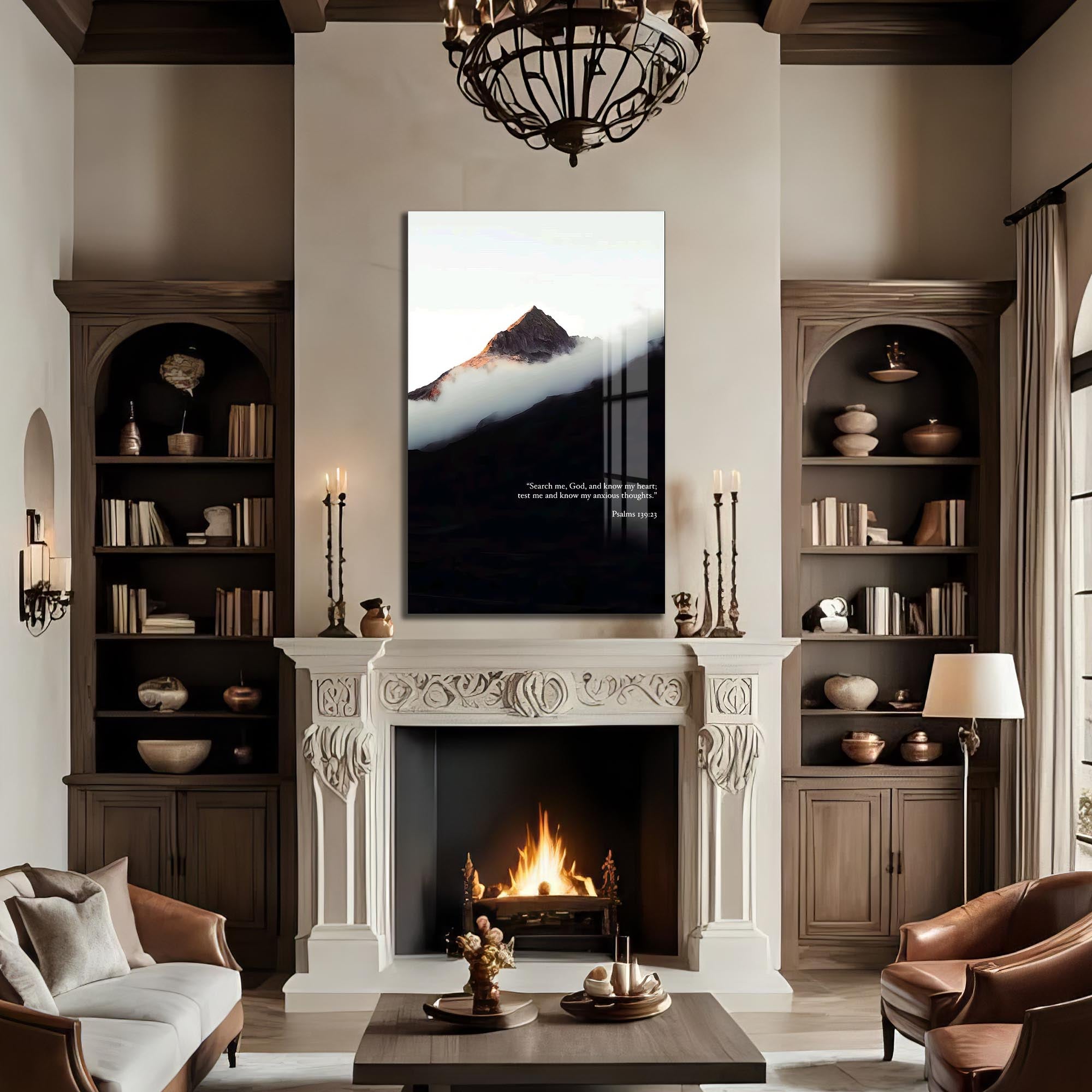 Artronauts Glass Print Search My Heart– Christian Tempered Glass Wall Art