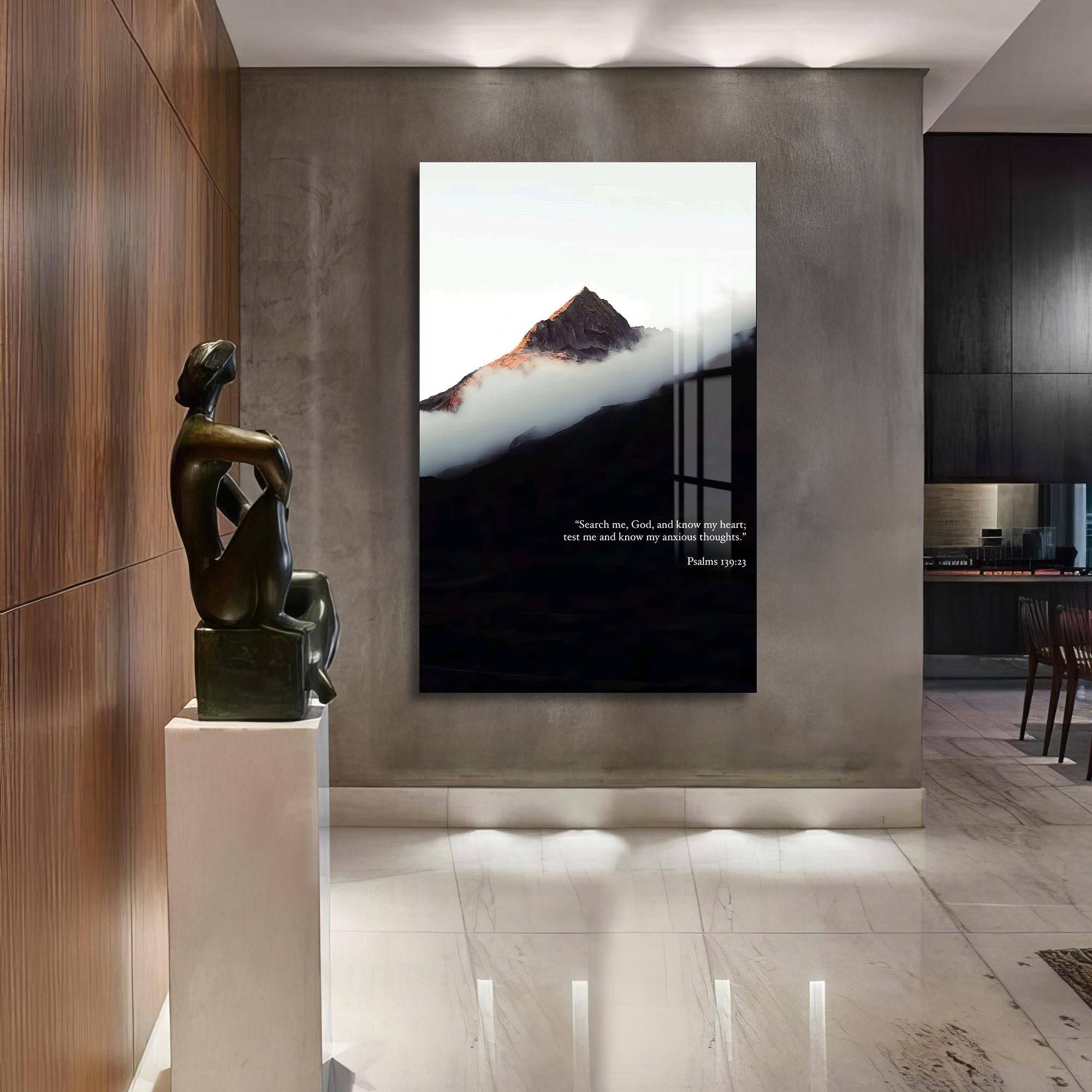 Artronauts Glass Print Search My Heart– Christian Tempered Glass Wall Art