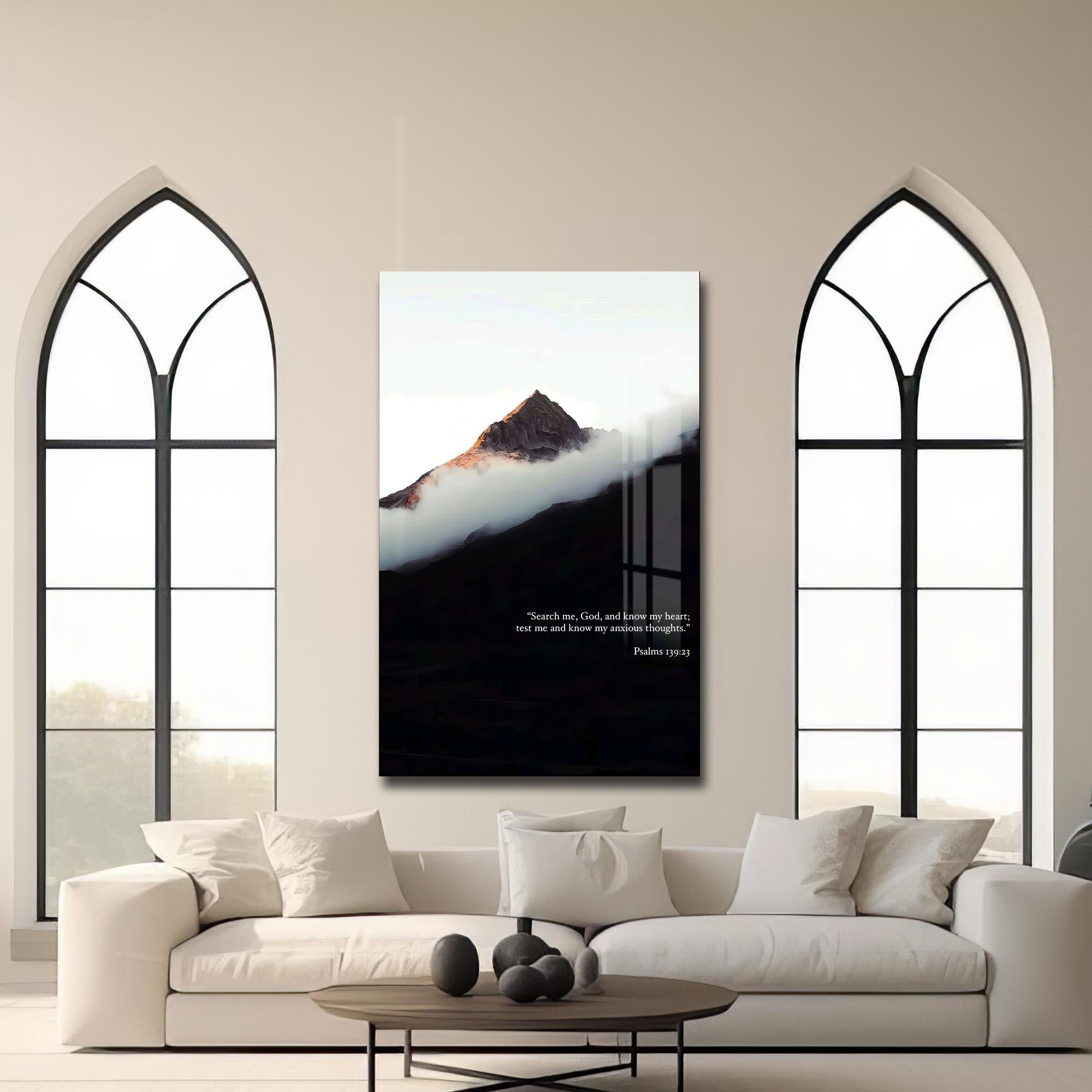 Artronauts Glass Print Search My Heart– Christian Tempered Glass Wall Art