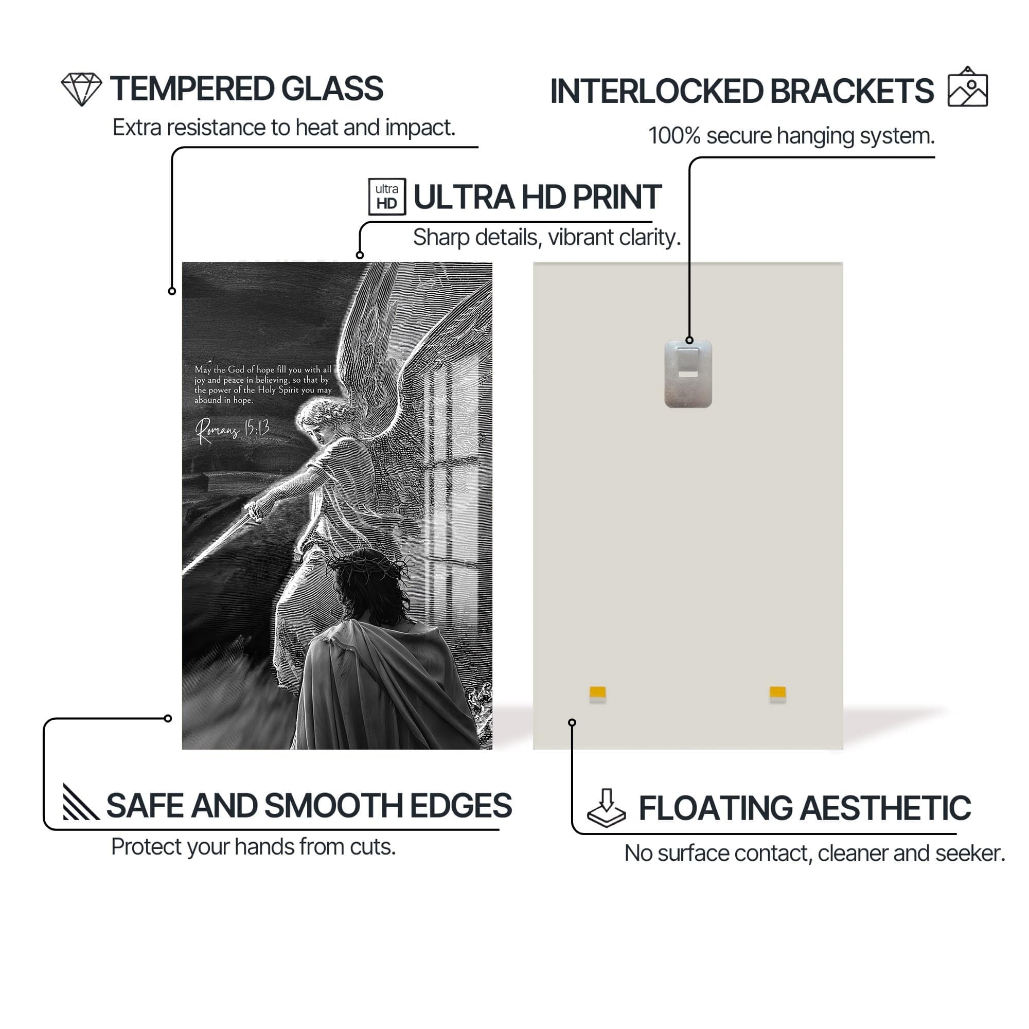 Artronauts Glass Print Sword of Hope– Christian Tempered Glass Wall Art