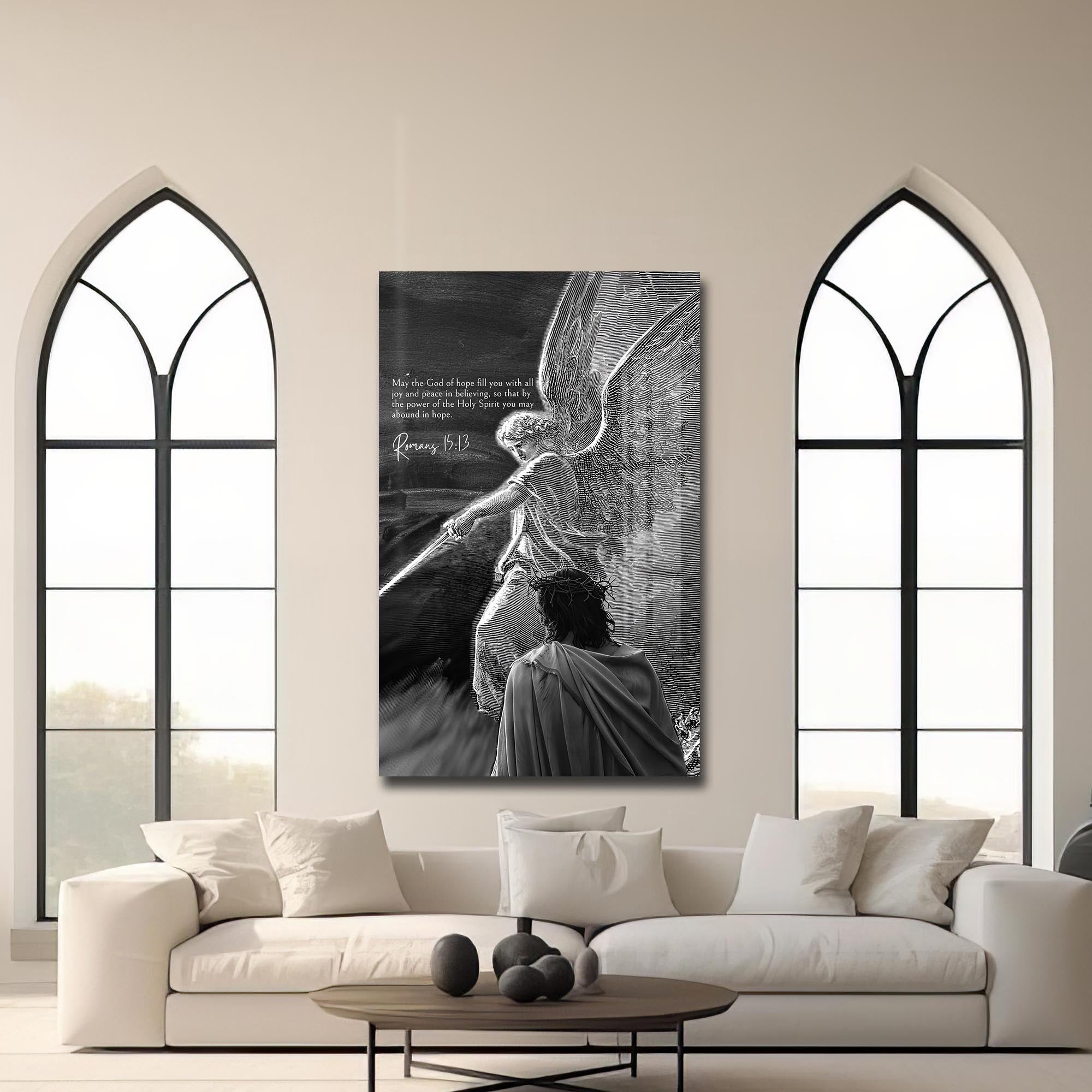 Artronauts Glass Print Sword of Hope– Christian Tempered Glass Wall Art