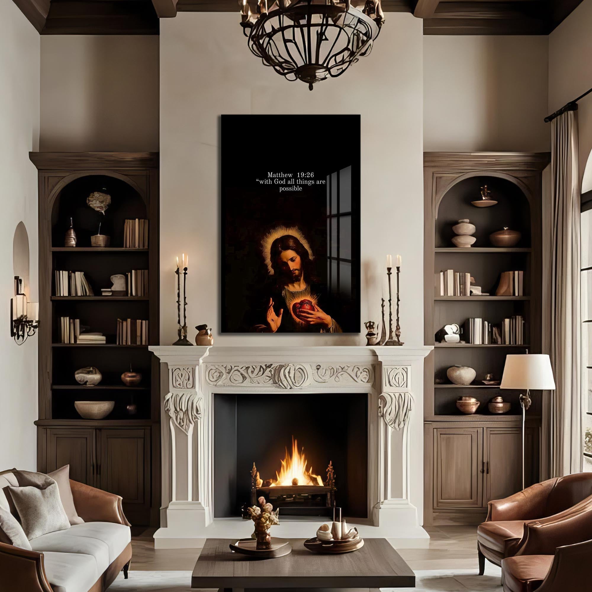 Artronauts Glass Print All Things Possible– Christian Tempered Glass Wall Art