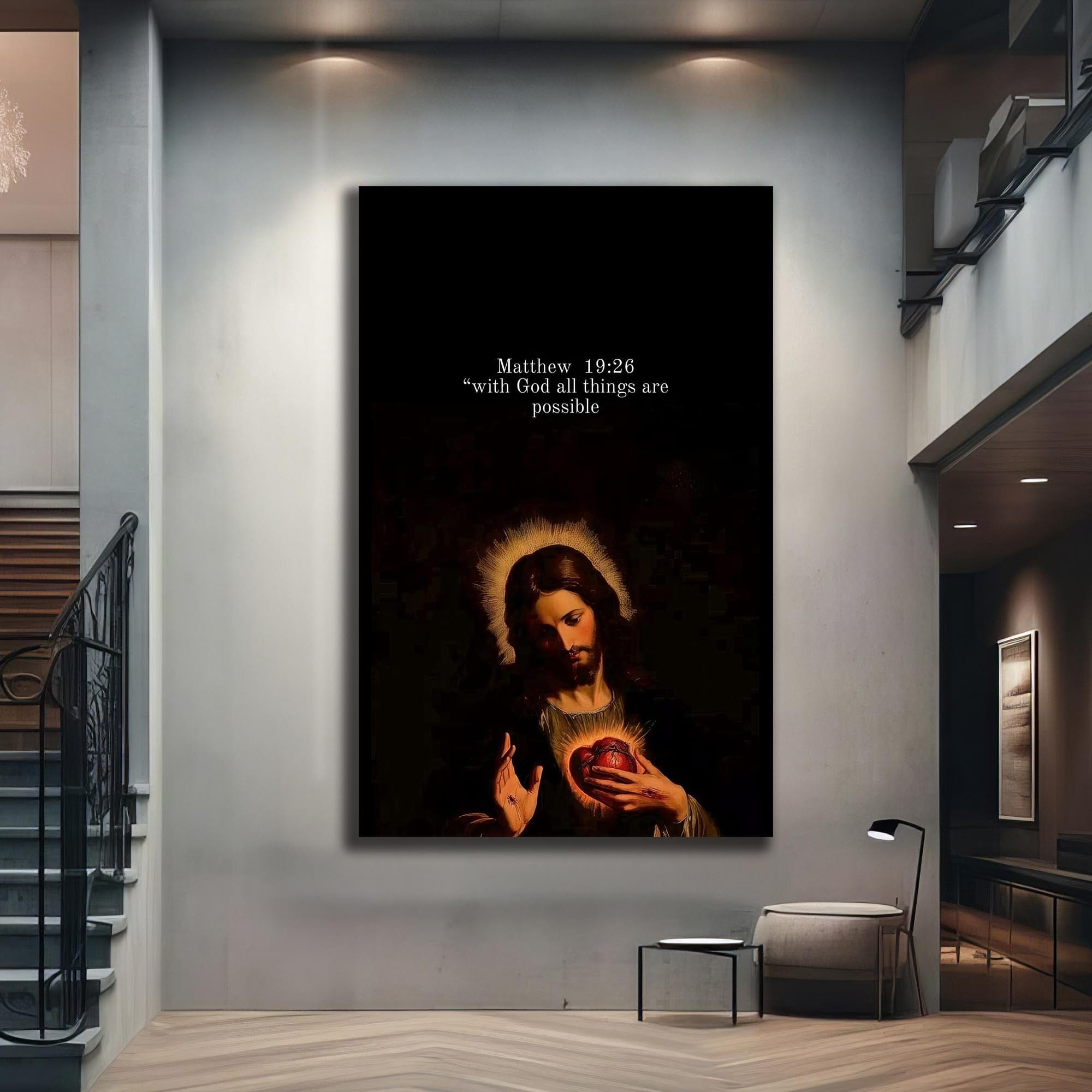 Artronauts Glass Print All Things Possible– Christian Tempered Glass Wall Art