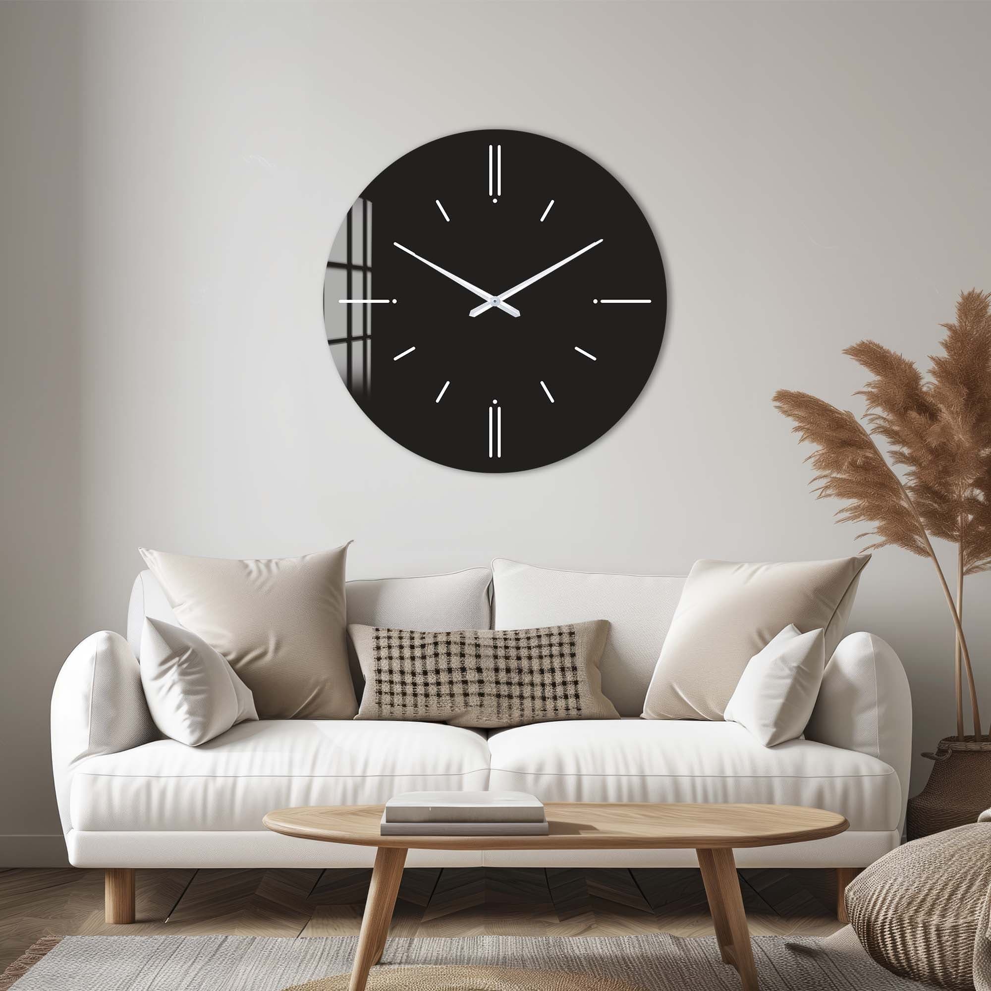 Artronauts Glass Print Minimal - Glass Wall Clock