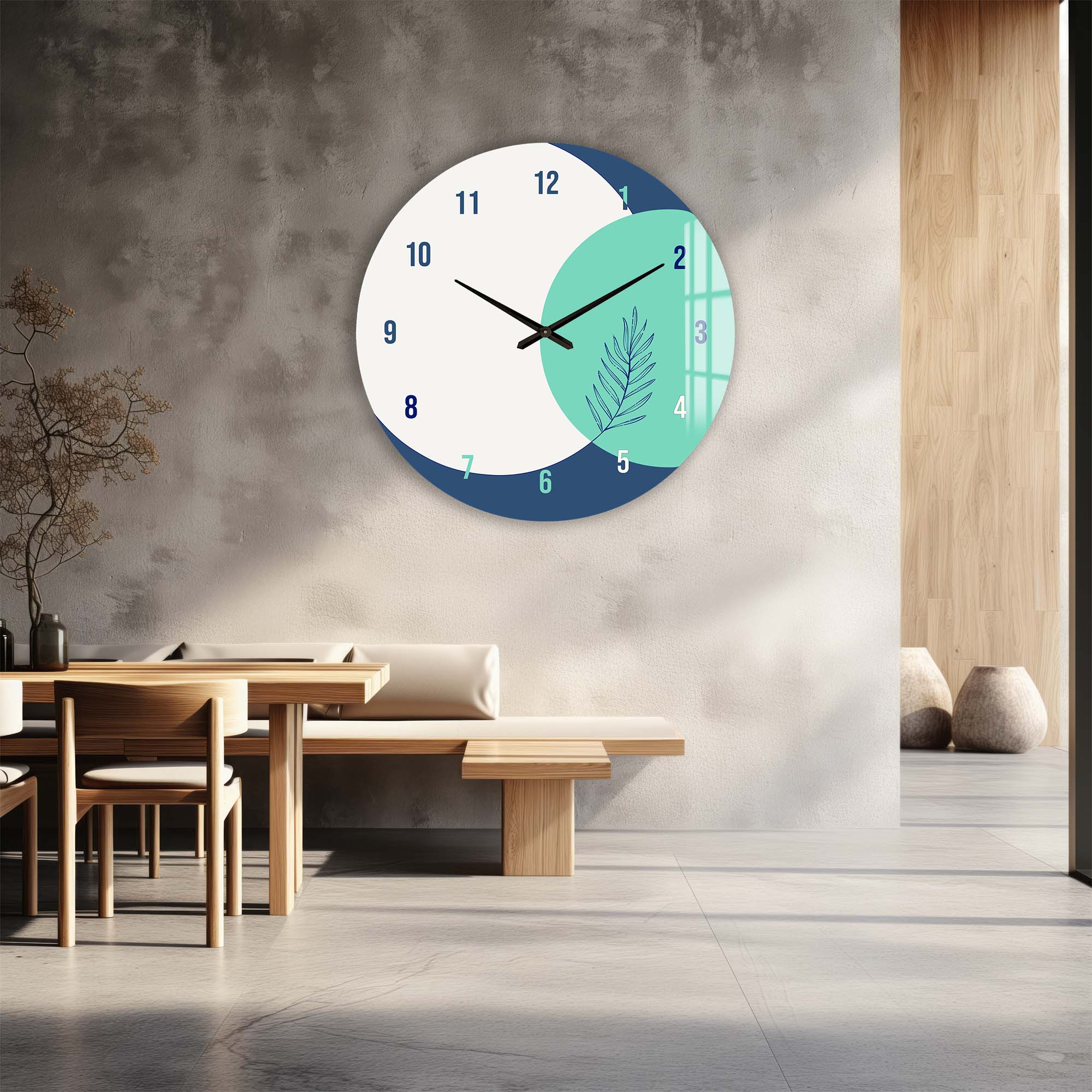 Artronauts Glass Print Zen - Glass Wall Clock