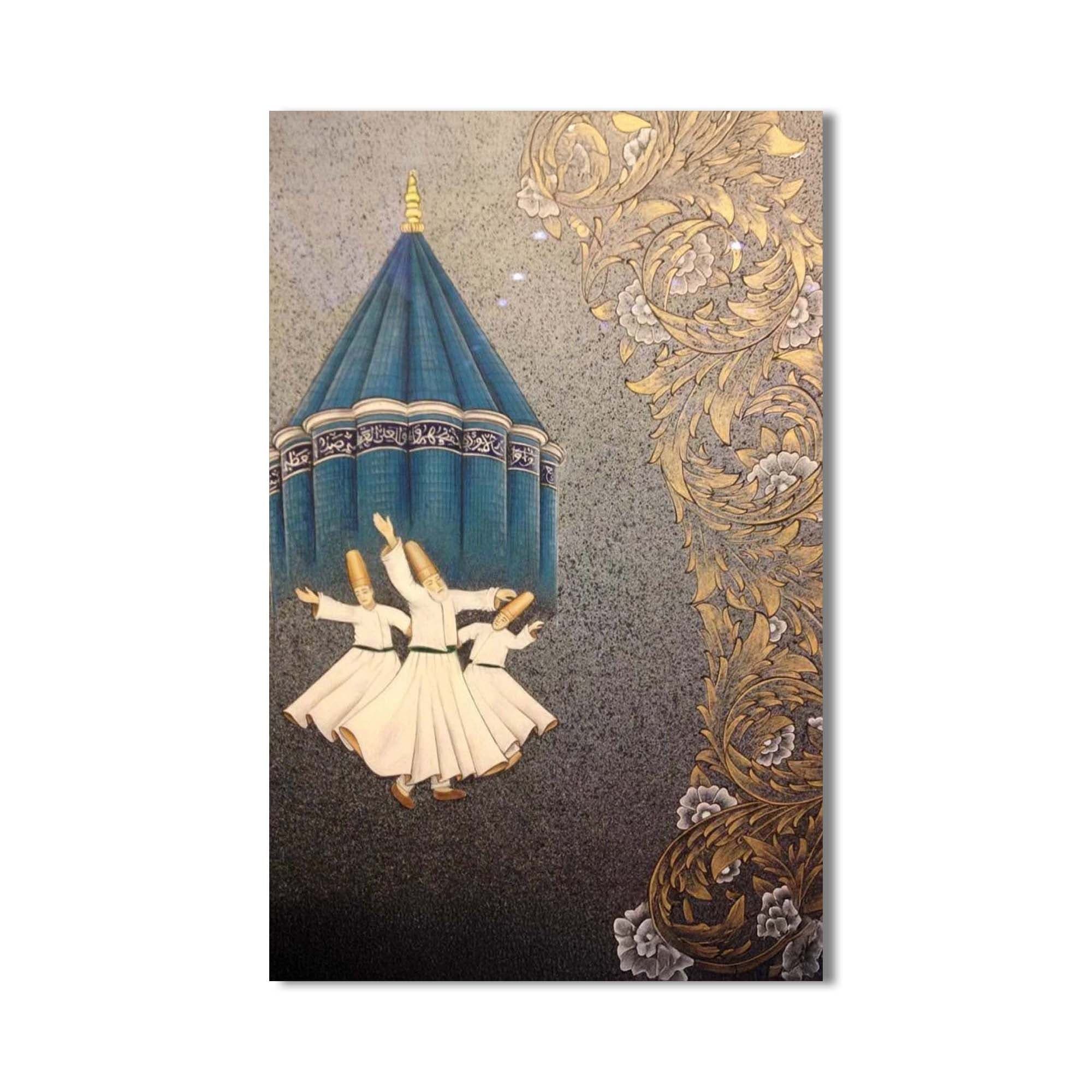 Artronauts Glass Print Whirling Dervish- Islamic Tempered Glass Wall Art
