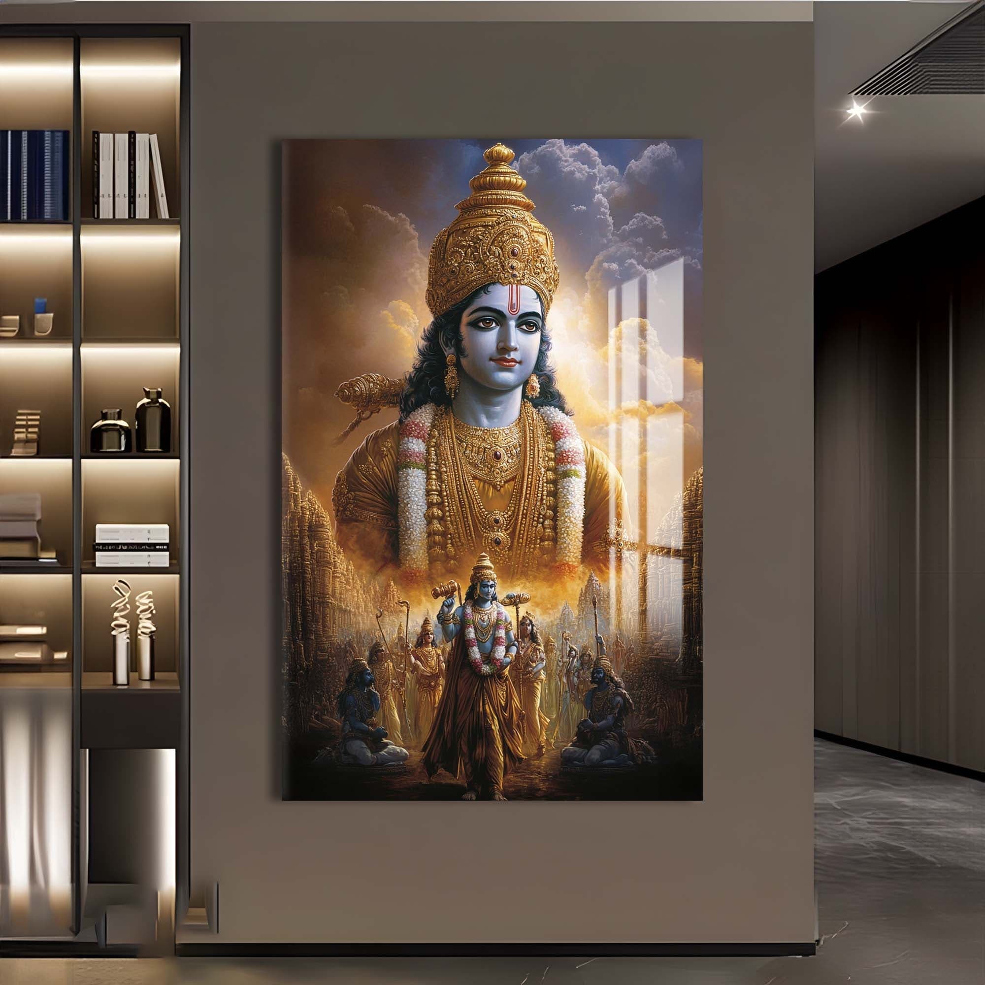 Artronauts Glass Print Avatar’s Path- Hinduism Tempered Glass Wall Art