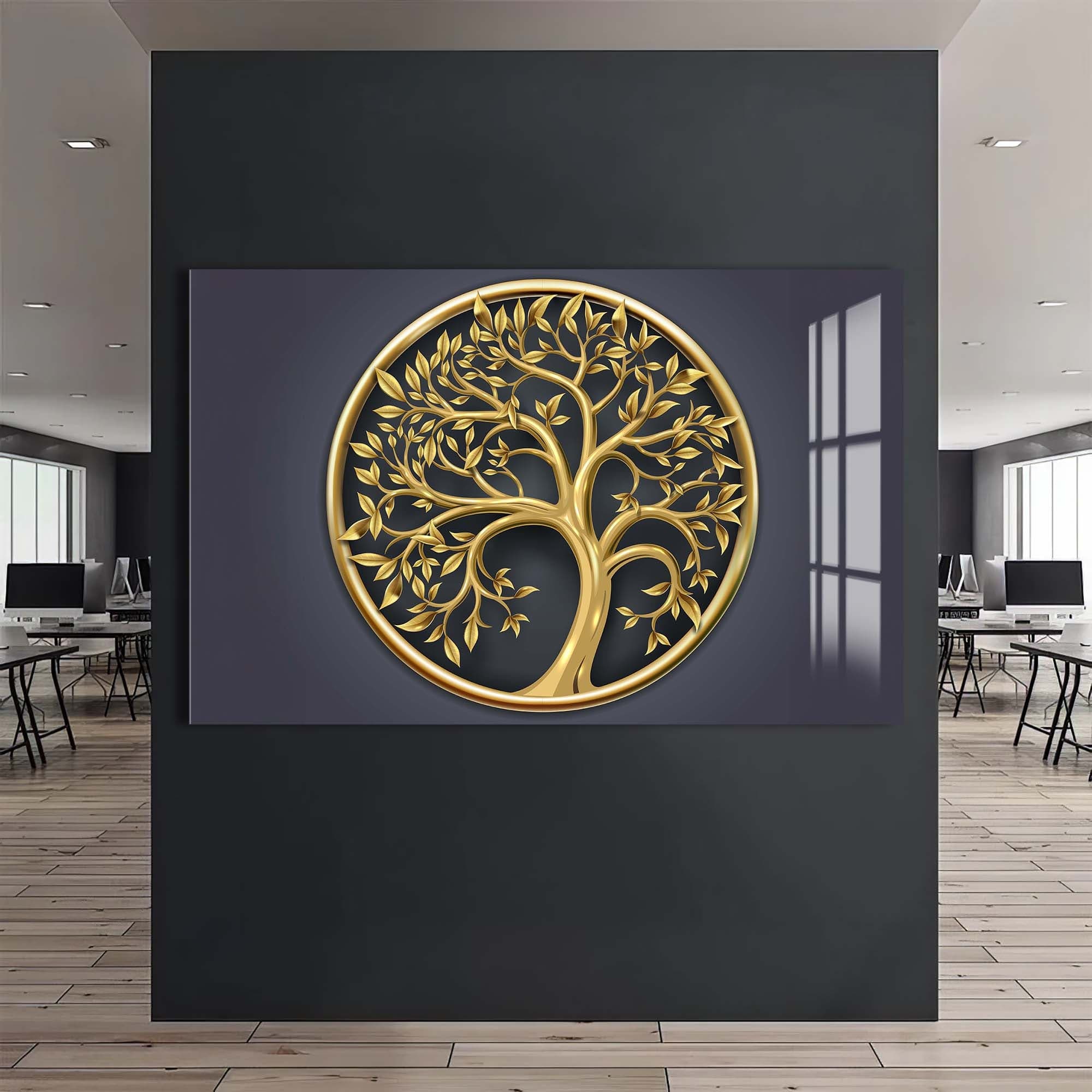 Artronauts Glass Print Sacred Roots- Tempered Glass Wall Art
