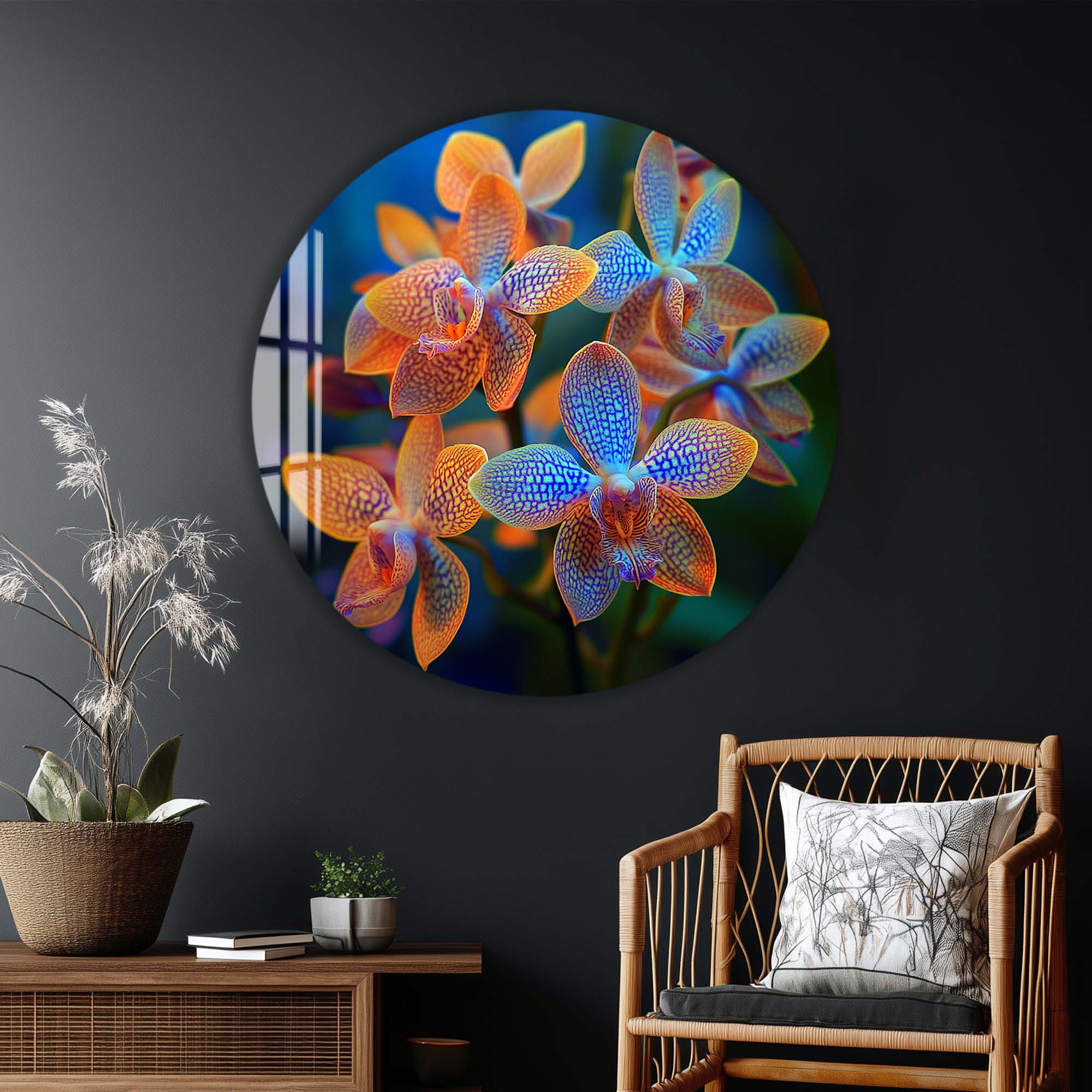 Artronauts Glass Print Elora - Rounded Glass Wall Art