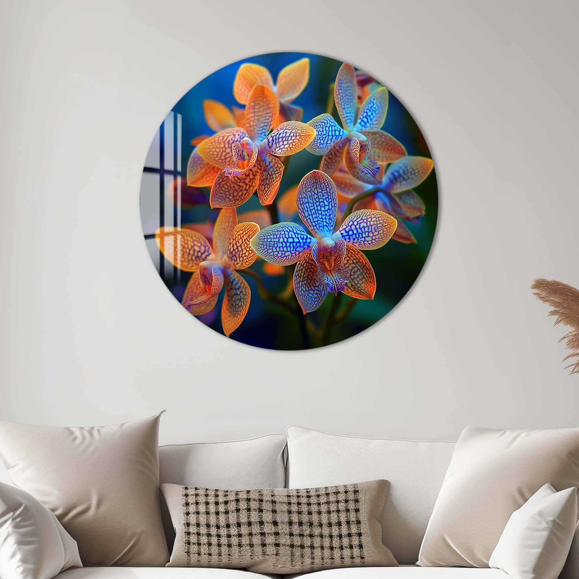 Elora - Rounded Glass Wall Art