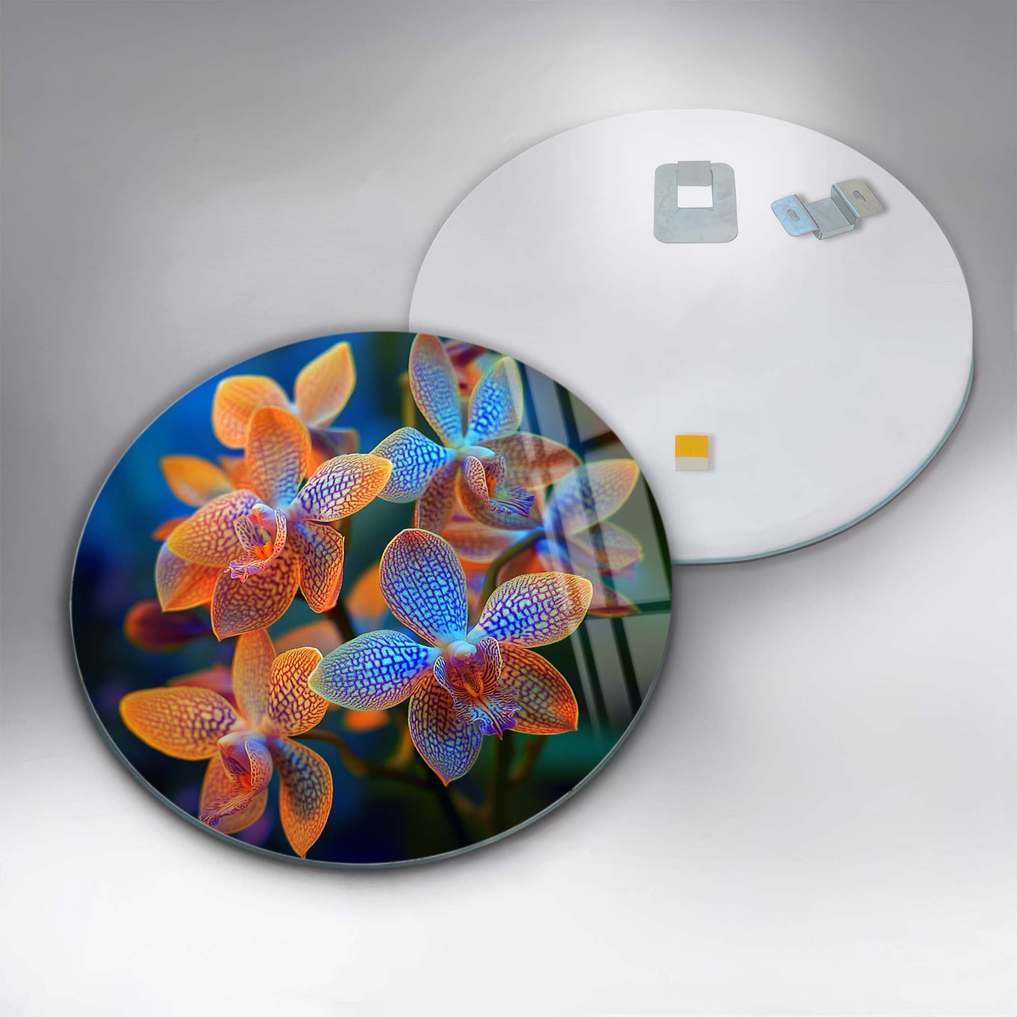 Elora - Rounded Glass Wall Art