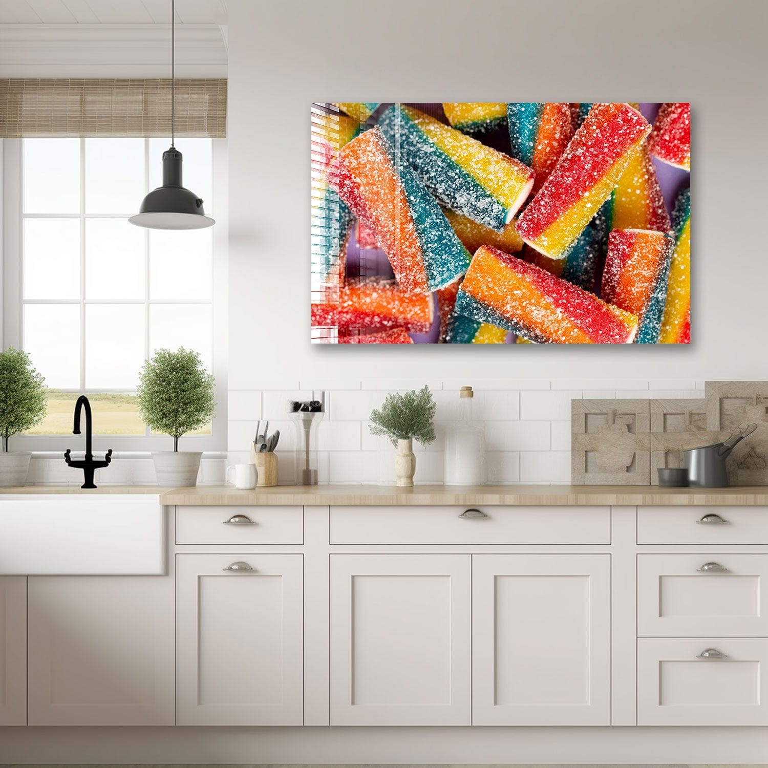Artronauts Glass Print Jelly Straw Candy