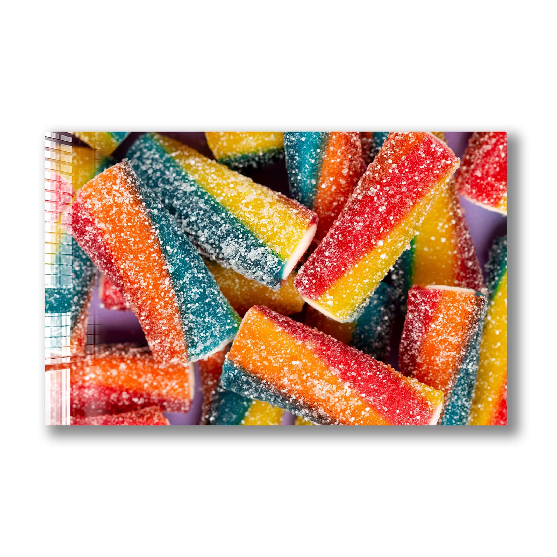 Artronauts Glass Print Jelly Straw Candy