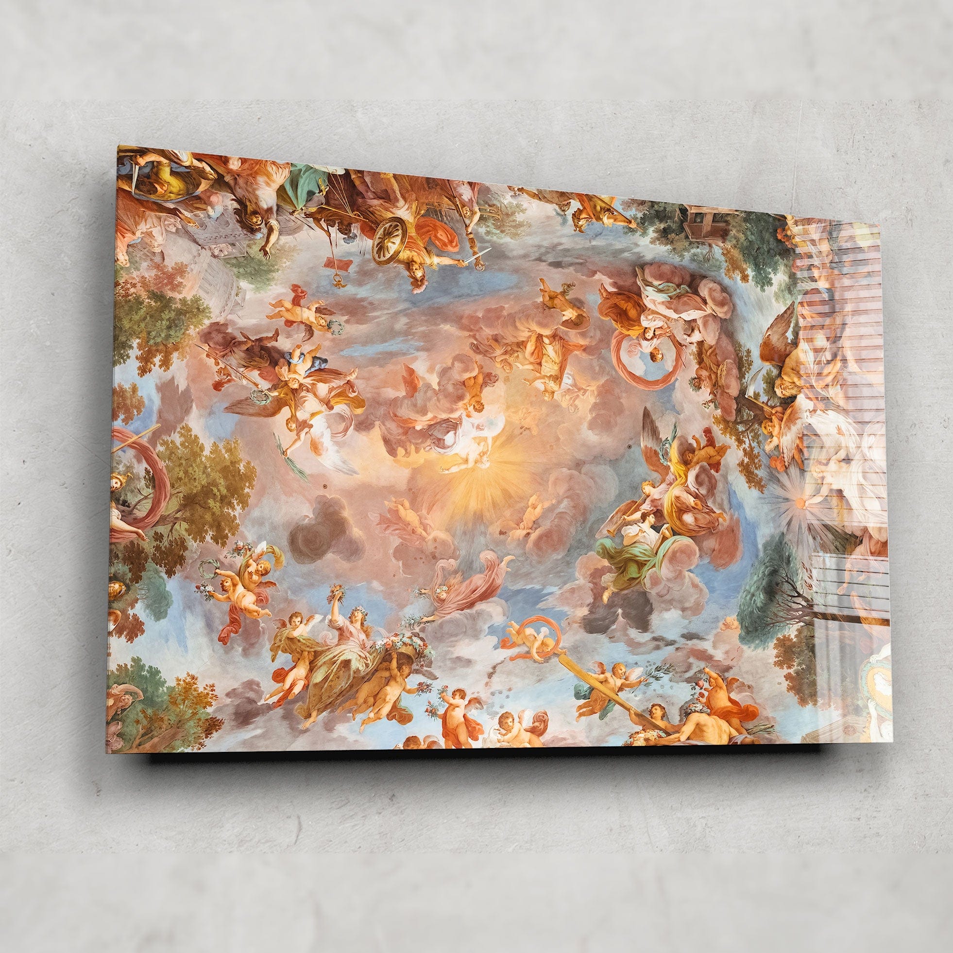 Artronauts Glass Print Allegory of Glory - Galleria Borghese