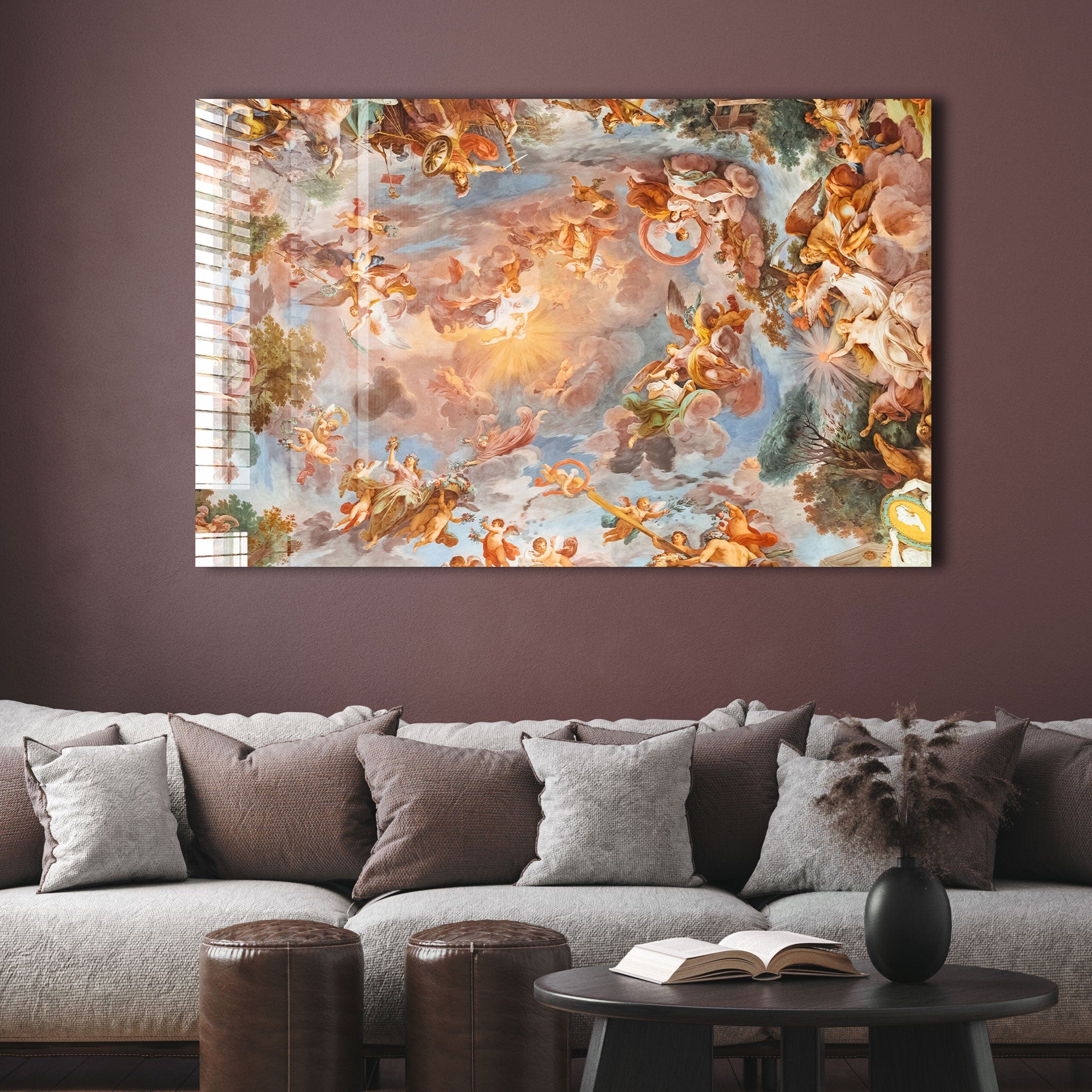 Artronauts Glass Print Allegory of Glory - Galleria Borghese