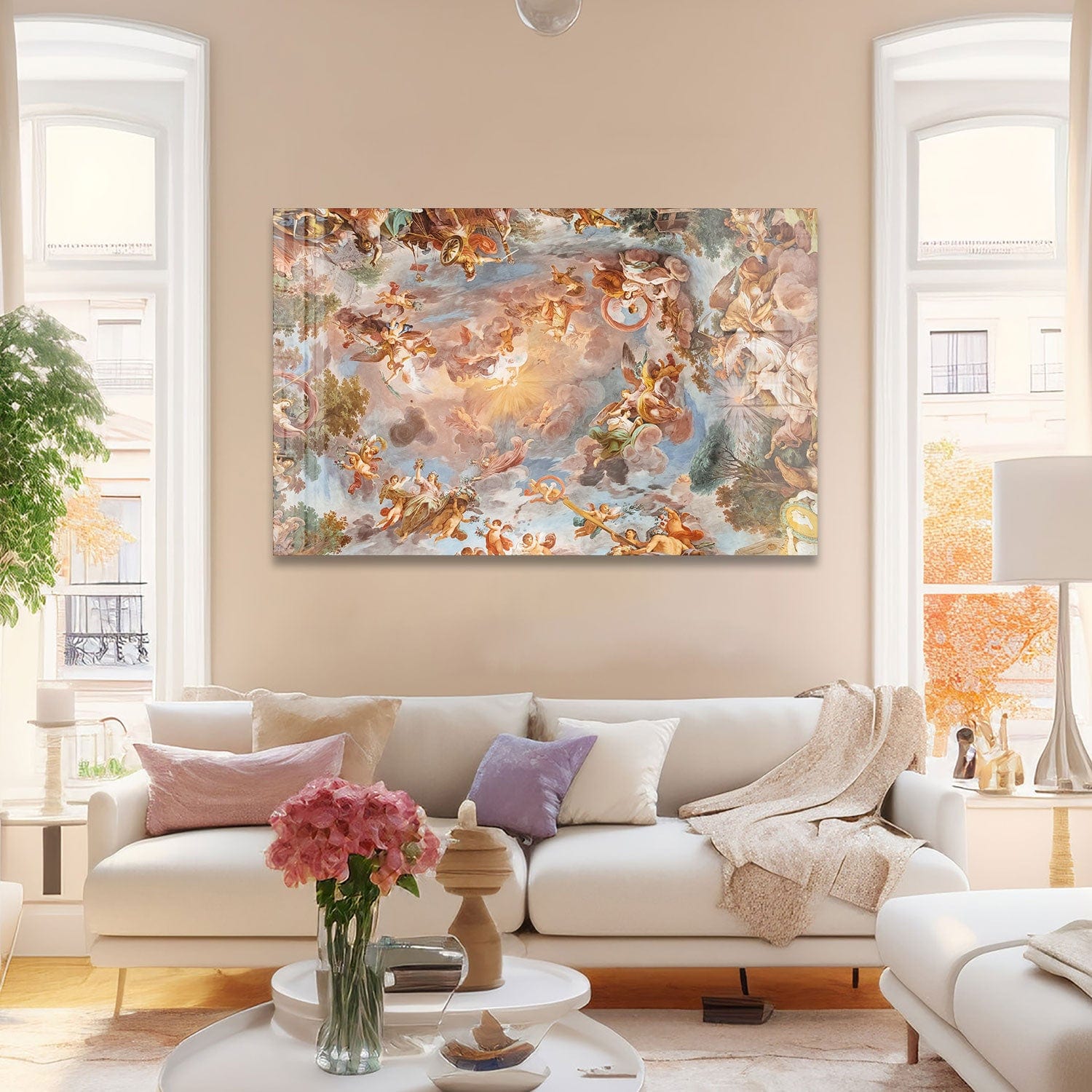 Artronauts Glass Print Allegory of Glory - Galleria Borghese