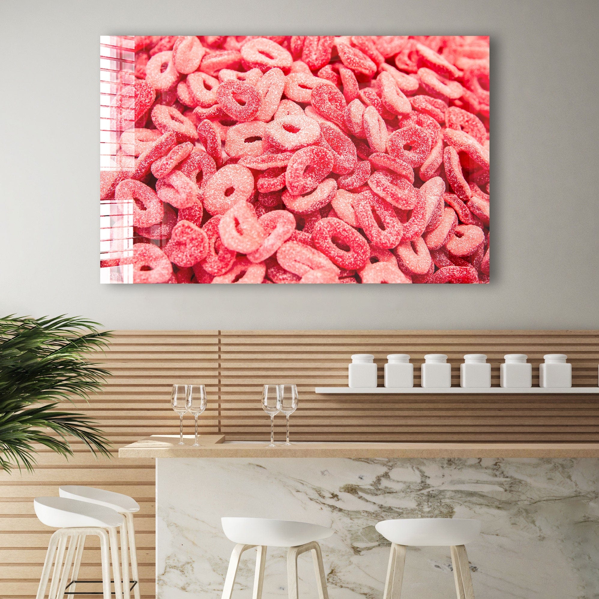 Artronauts Glass Print Circle Jelly Candy