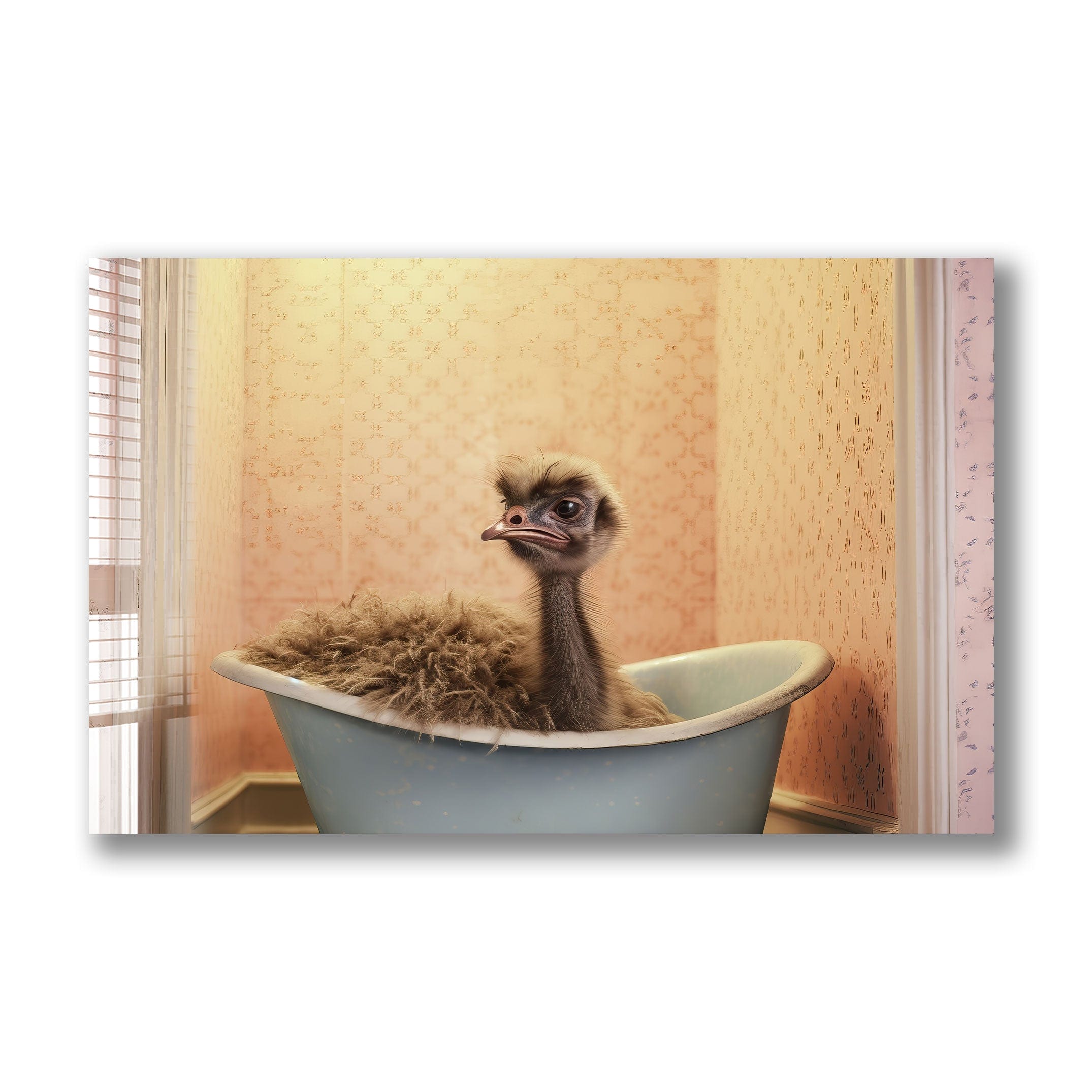 Artronauts Glass Print Bathtub Animal Duck