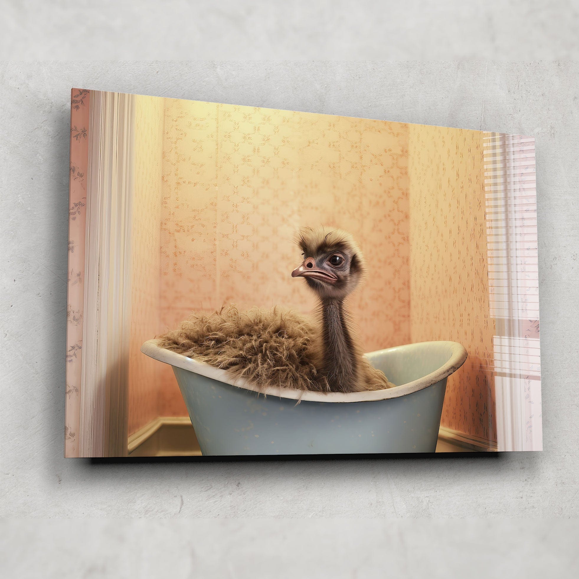 Artronauts Glass Print Bathtub Animal Duck