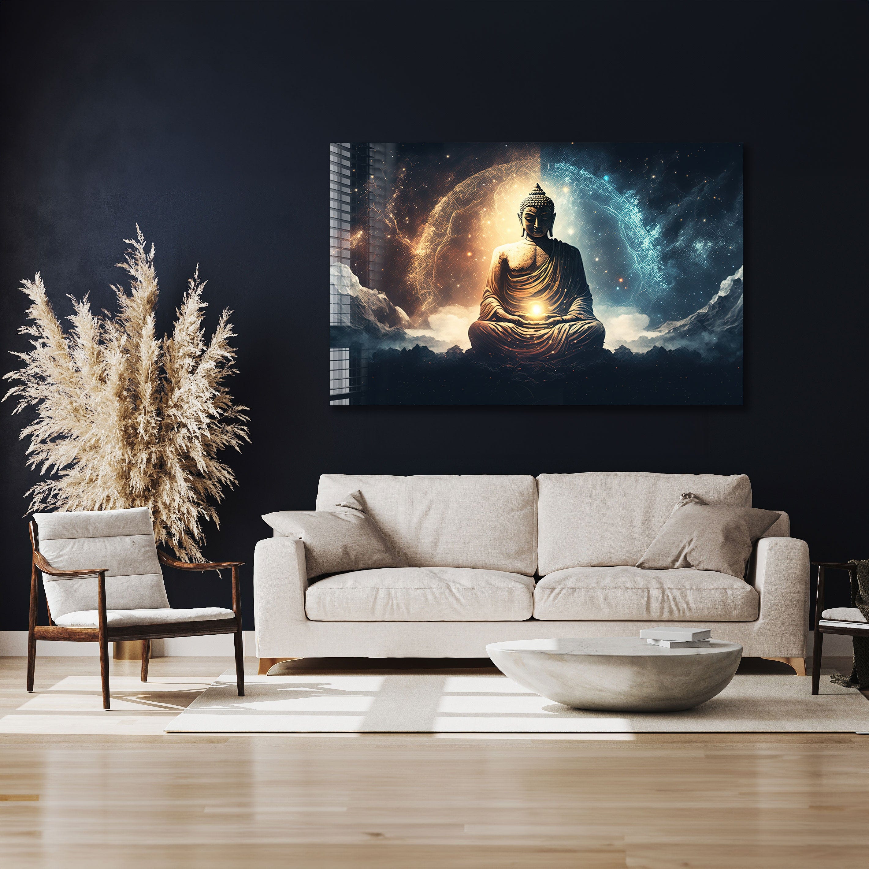 Artronauts Glass Print The Buddha Enlightenment