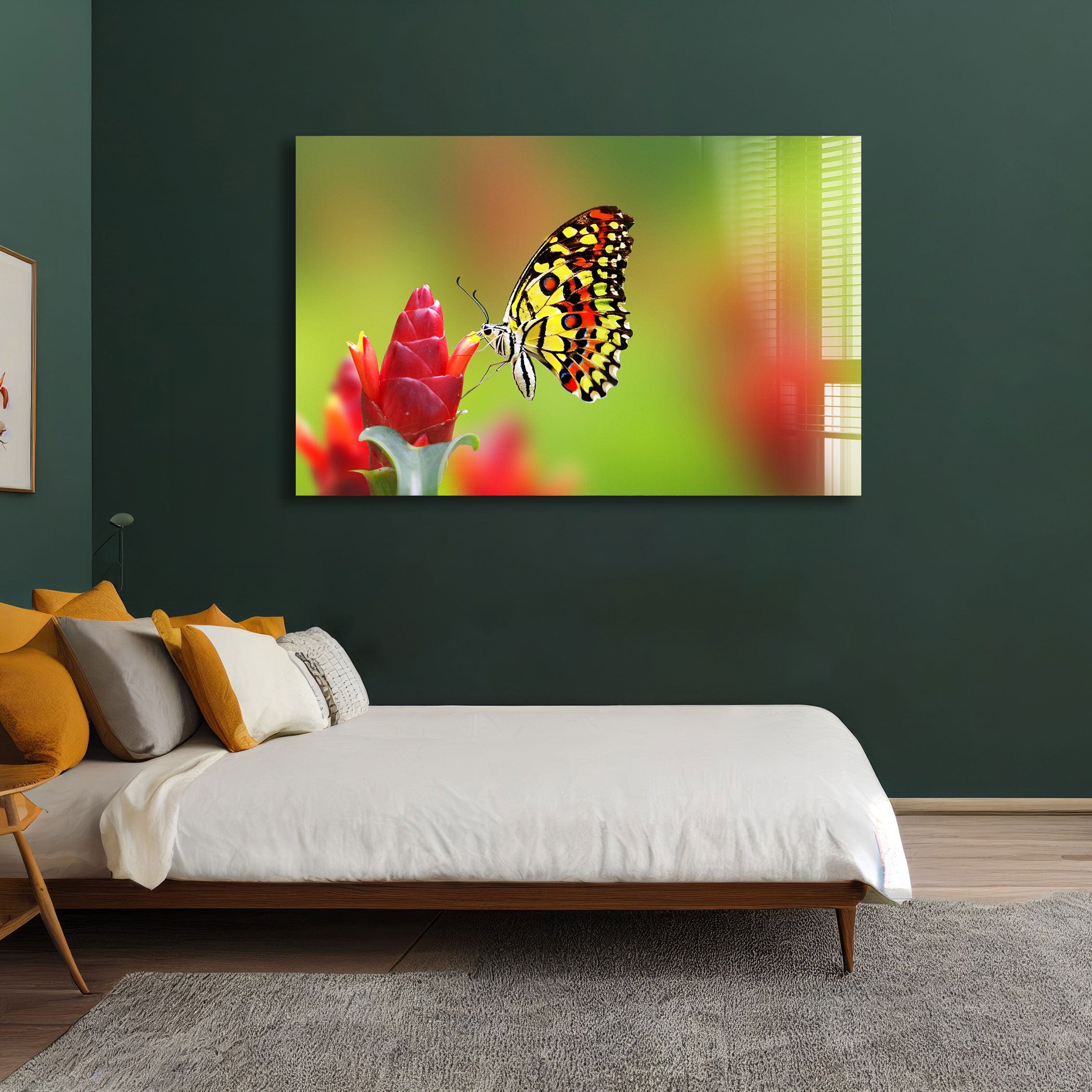 Artronauts Glass Print Lovely Butterfly